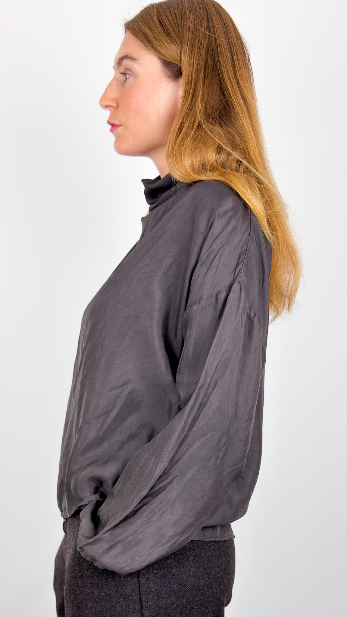 Elsa Esturgie Rêve Blouse Carbon