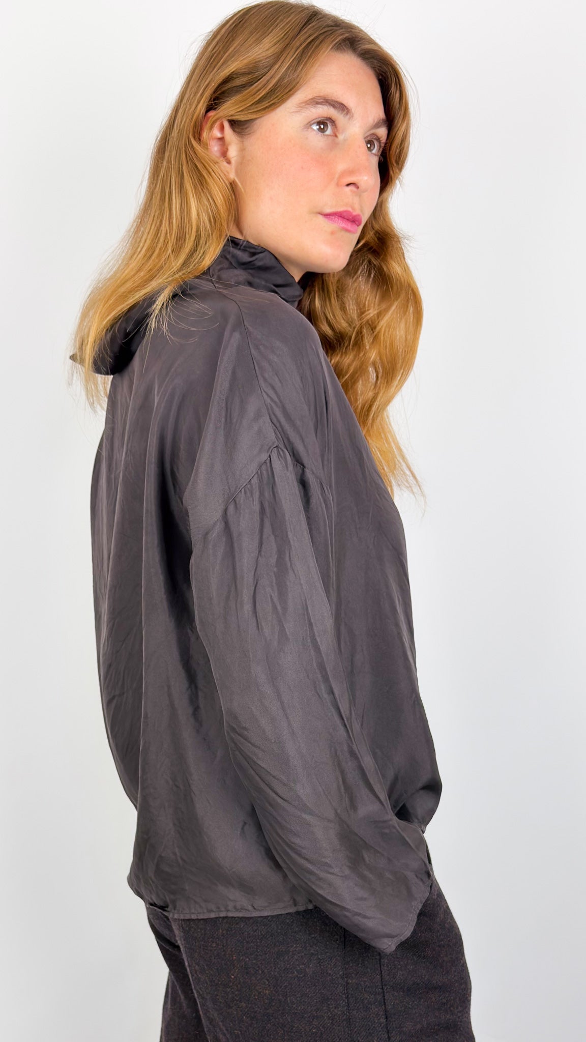 Elsa Esturgie Rêve Blouse Carbon
