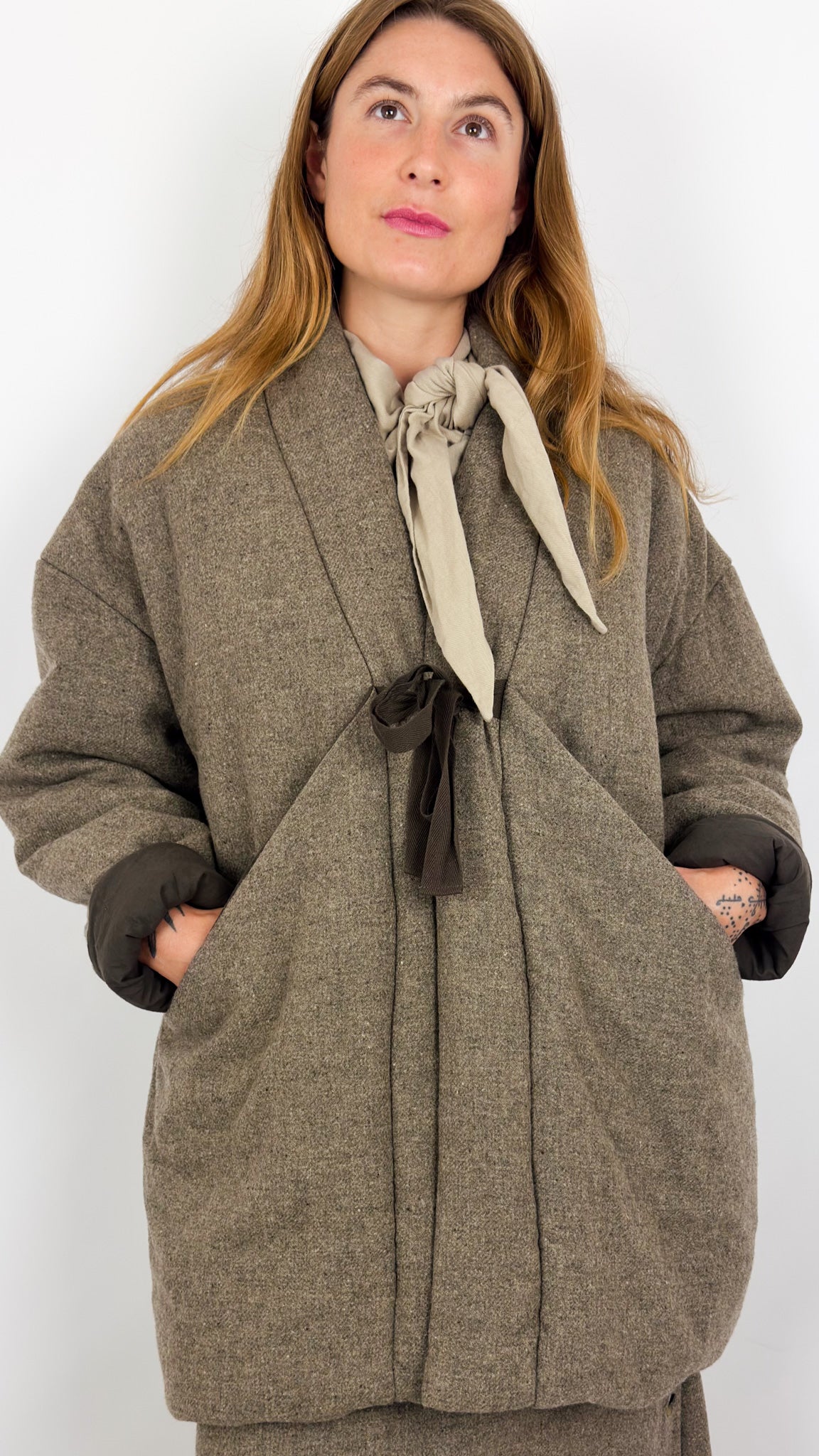Elsa Esturgie Ramure Coat Stone