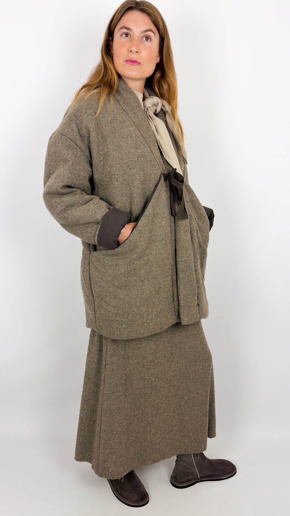 Elsa Esturgie Ramure Coat Stone