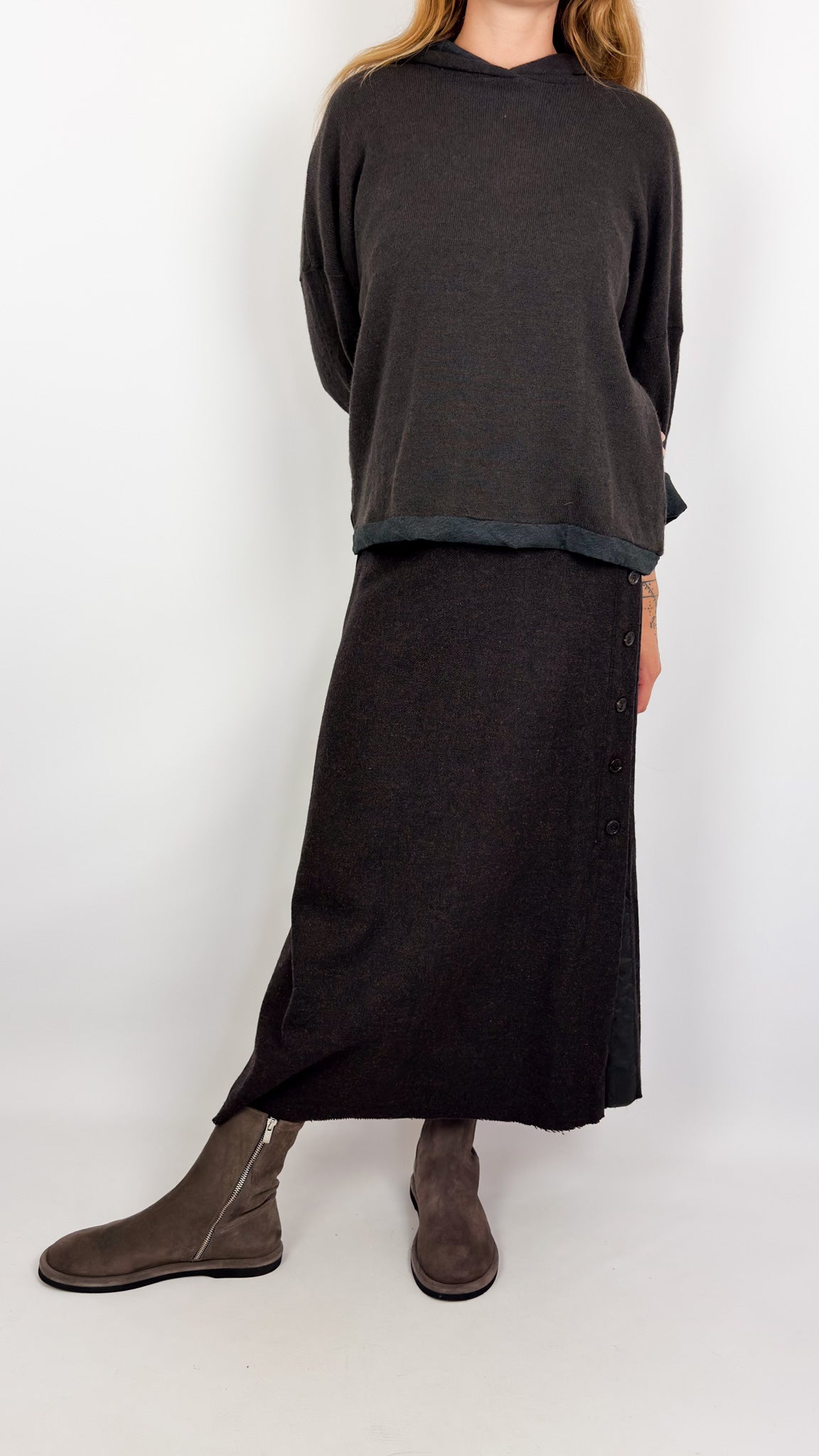 Elsa Esturgie Recolte Skirt Terra