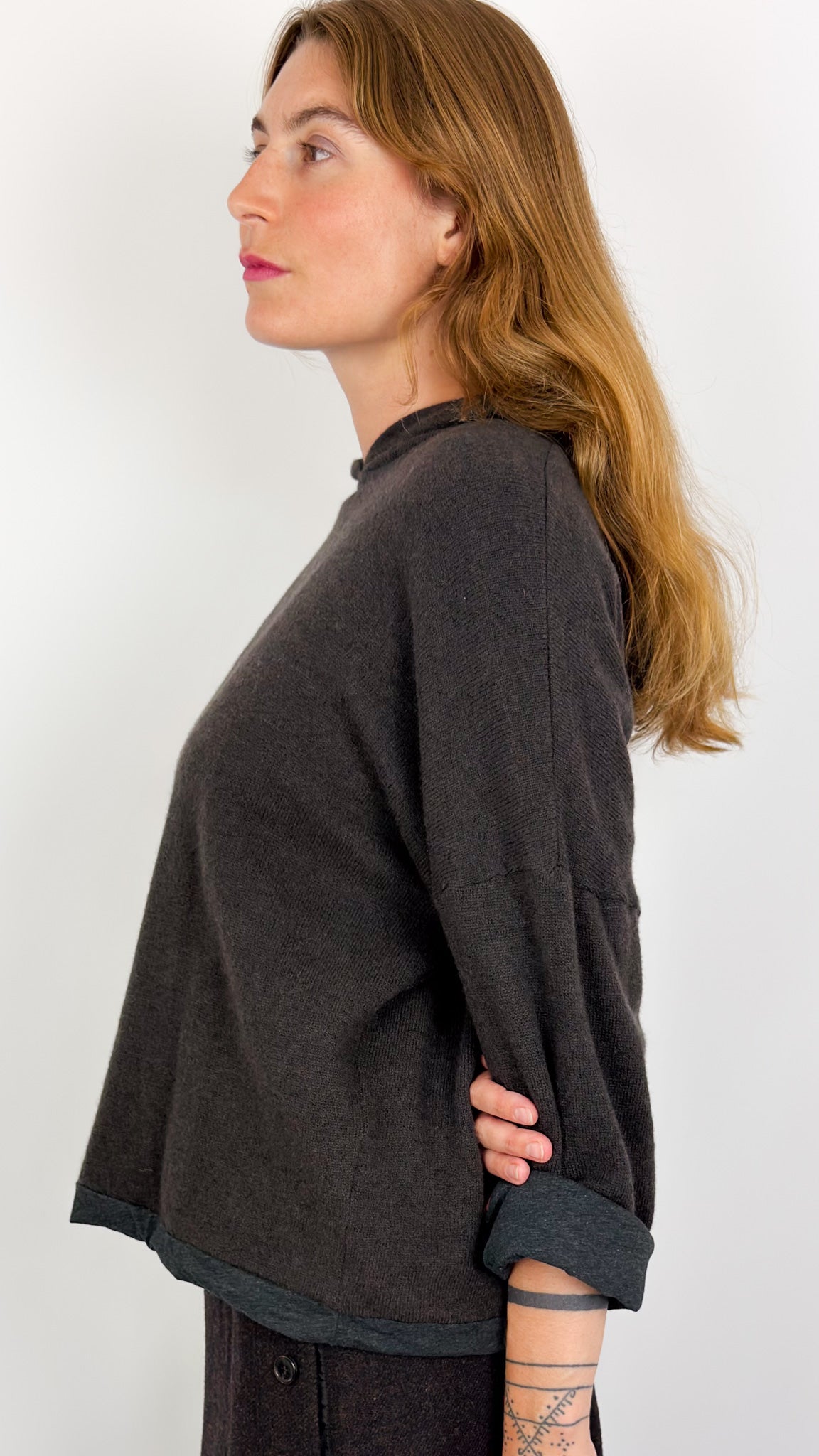 Elsa Esturgie Rouge Jumper Brown