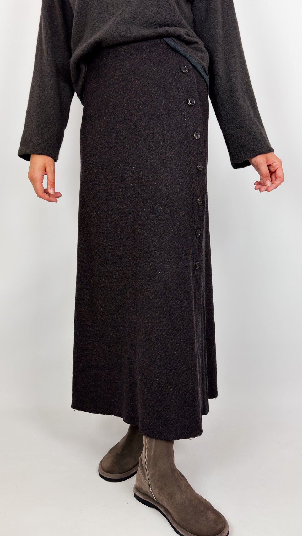 Elsa Esturgie Recolte Skirt Terra