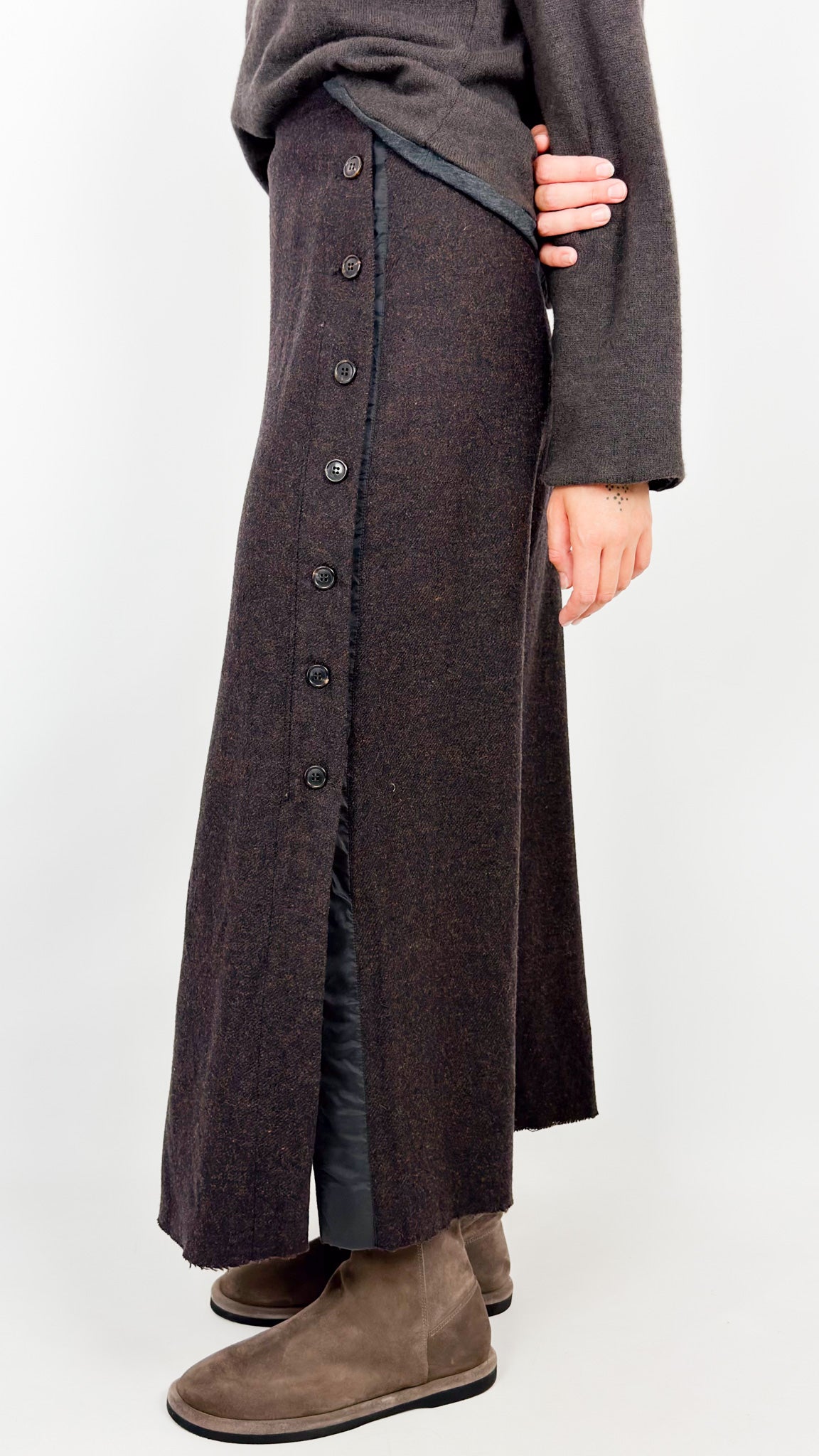 Elsa Esturgie Recolte Skirt Terra