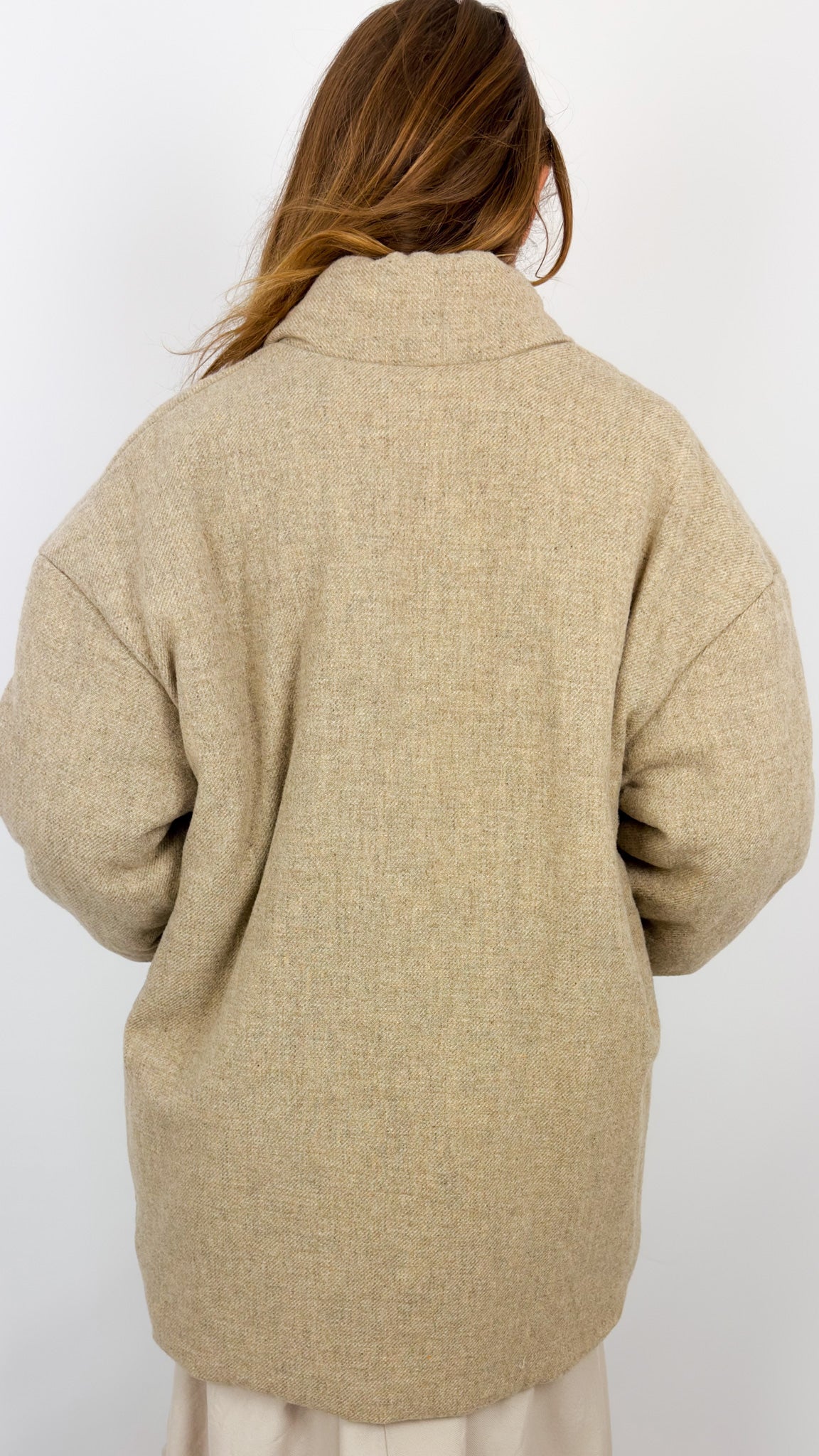 Elsa Esturgie Ramure Coat Beige