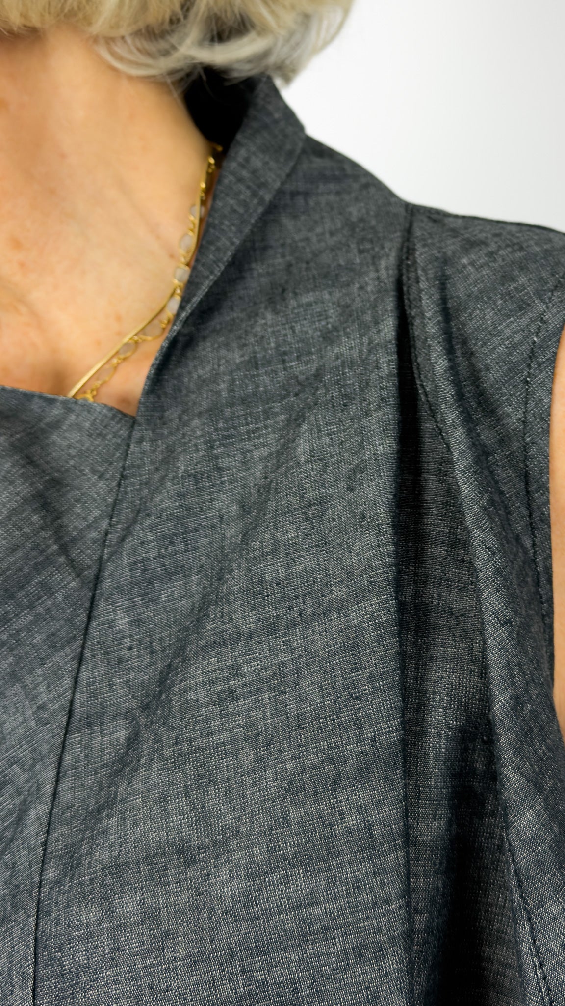Sort Aarhus Merete Dress Blue/Grey