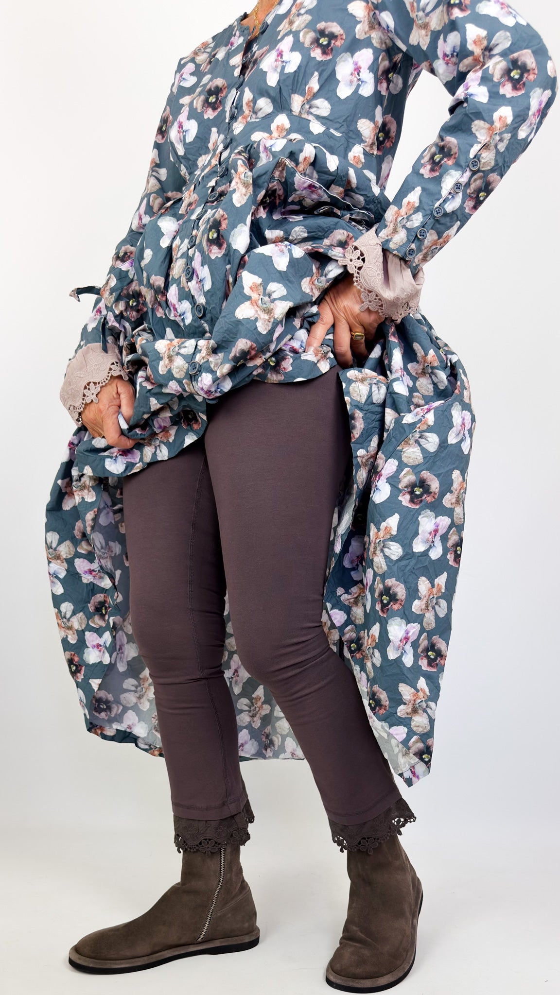 Ewa I Walla Ellen Leggings Raisin