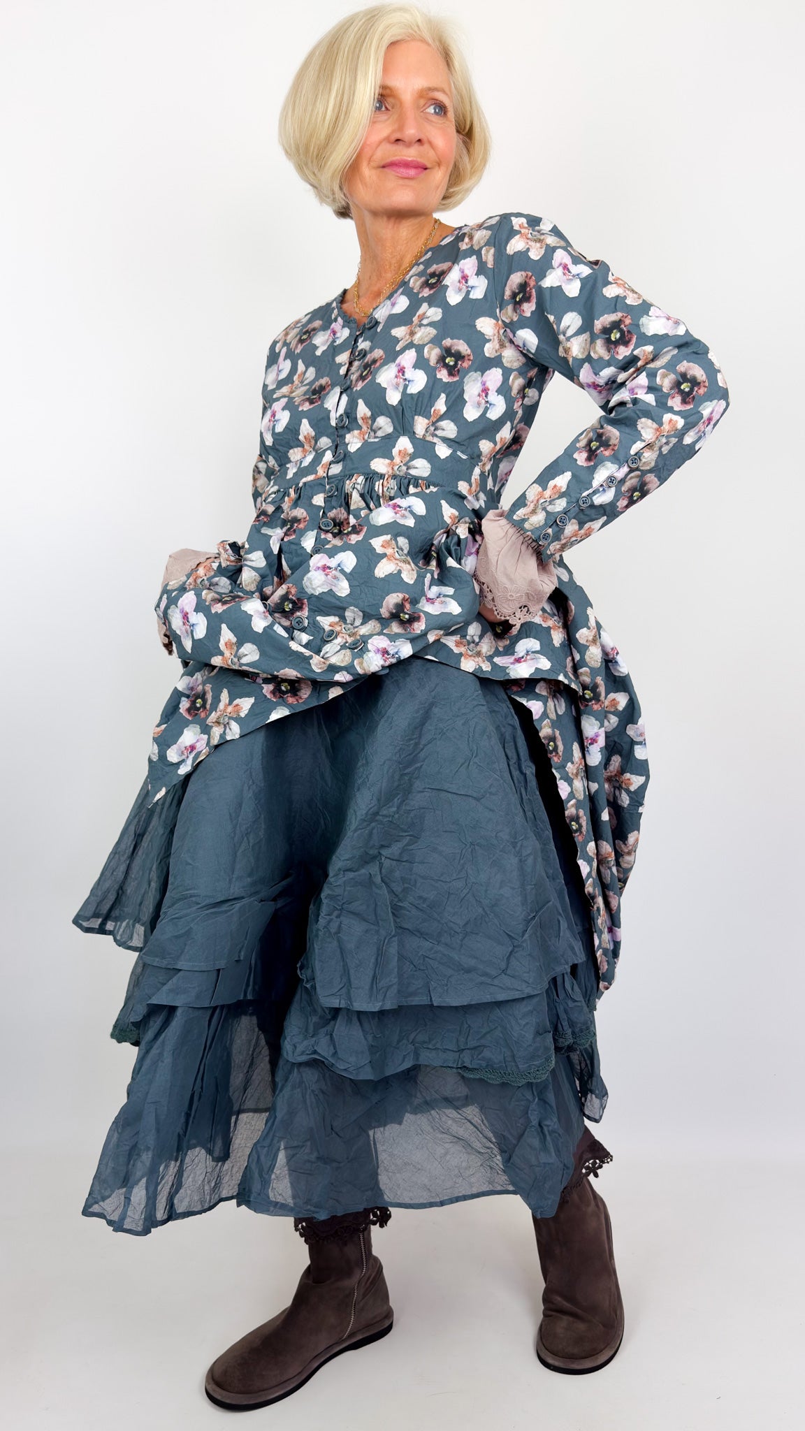 Ewa I Walla Wendy Skirt Slate