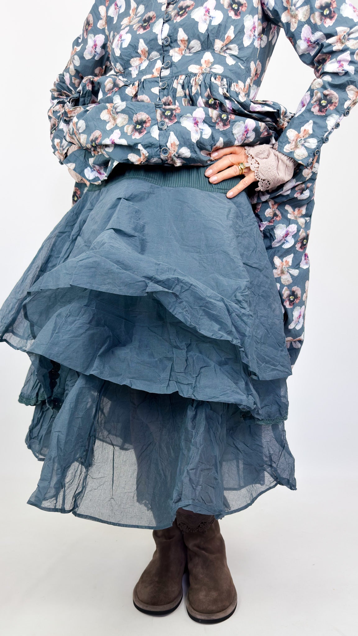 Ewa I Walla Wendy Skirt Slate