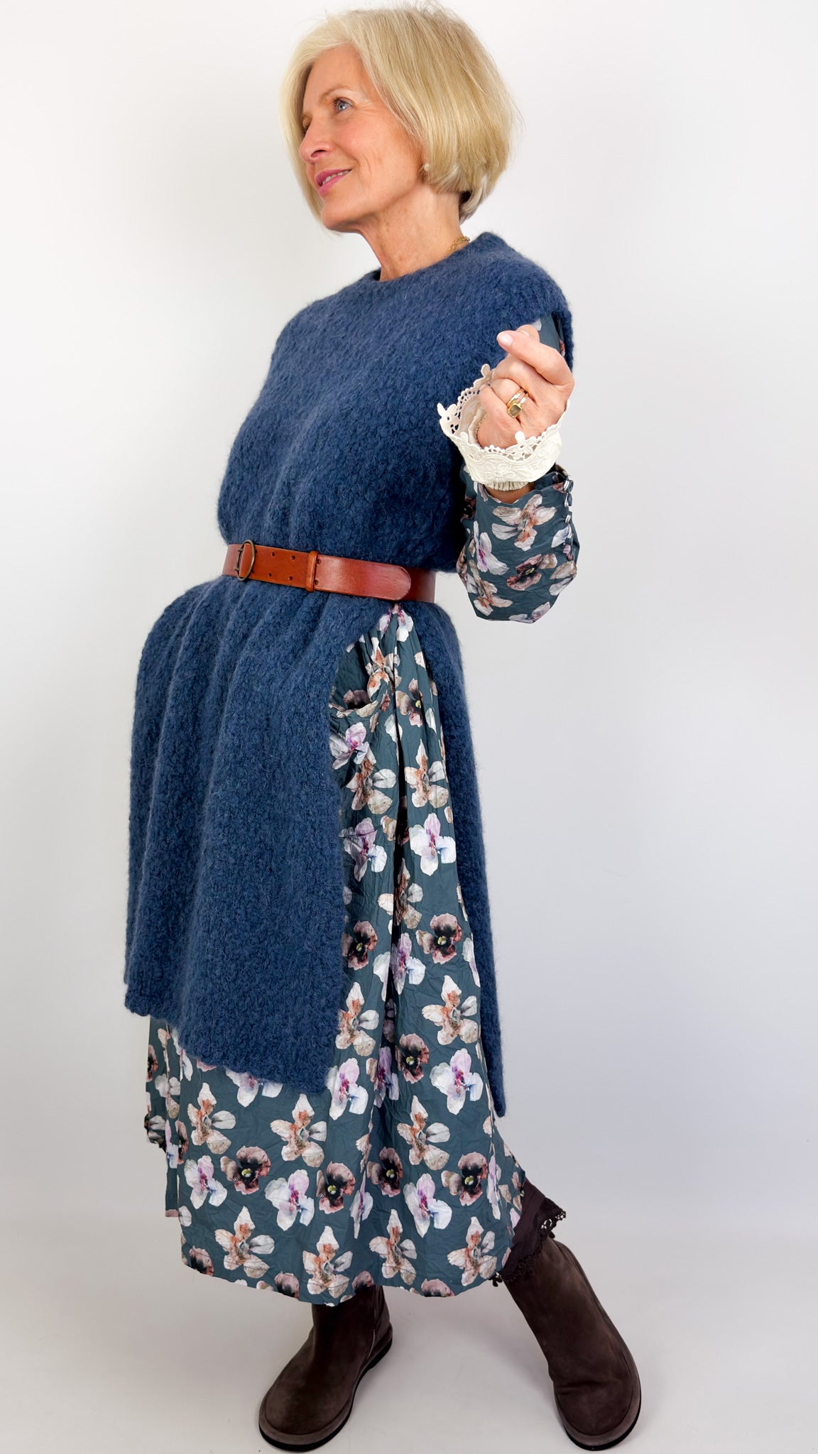 Ewa I Walla Fleta Jumper Blue