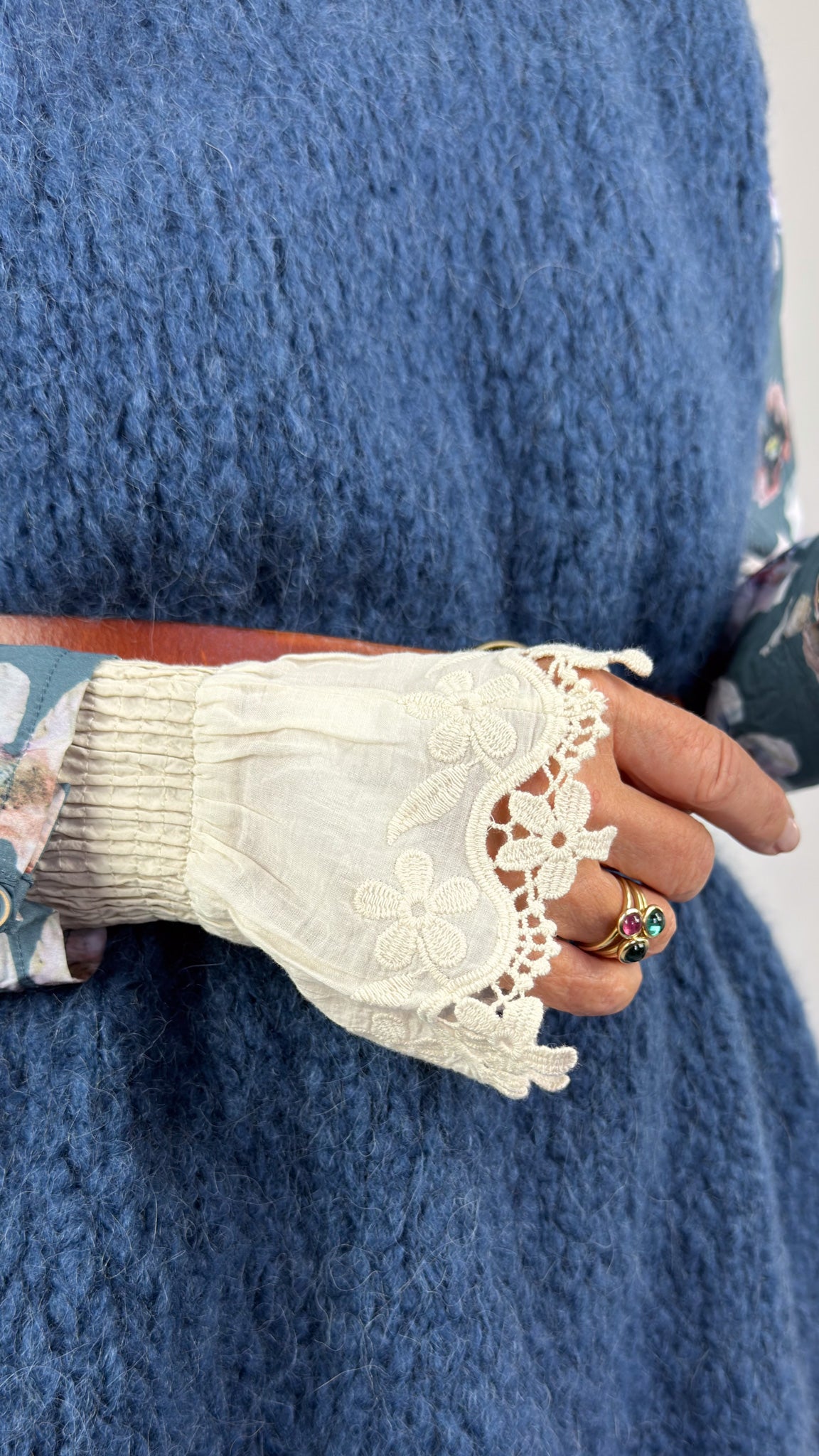 Ewa I Walla Elin Gloves White