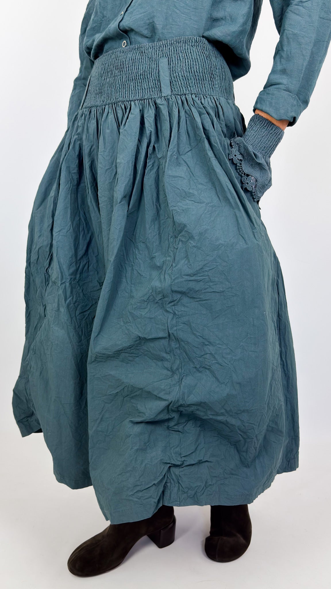 Ewa I Walla Daga Skirt Slate