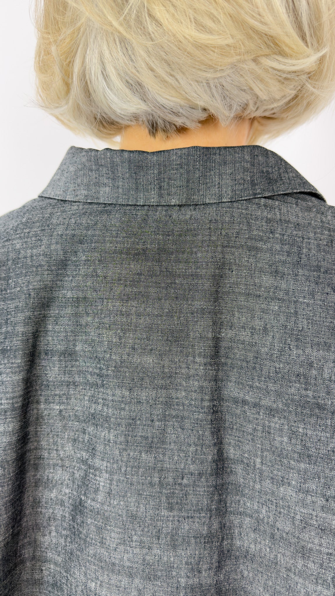 Sort Aarhus Mik Boxy Shirt Blue/Grey