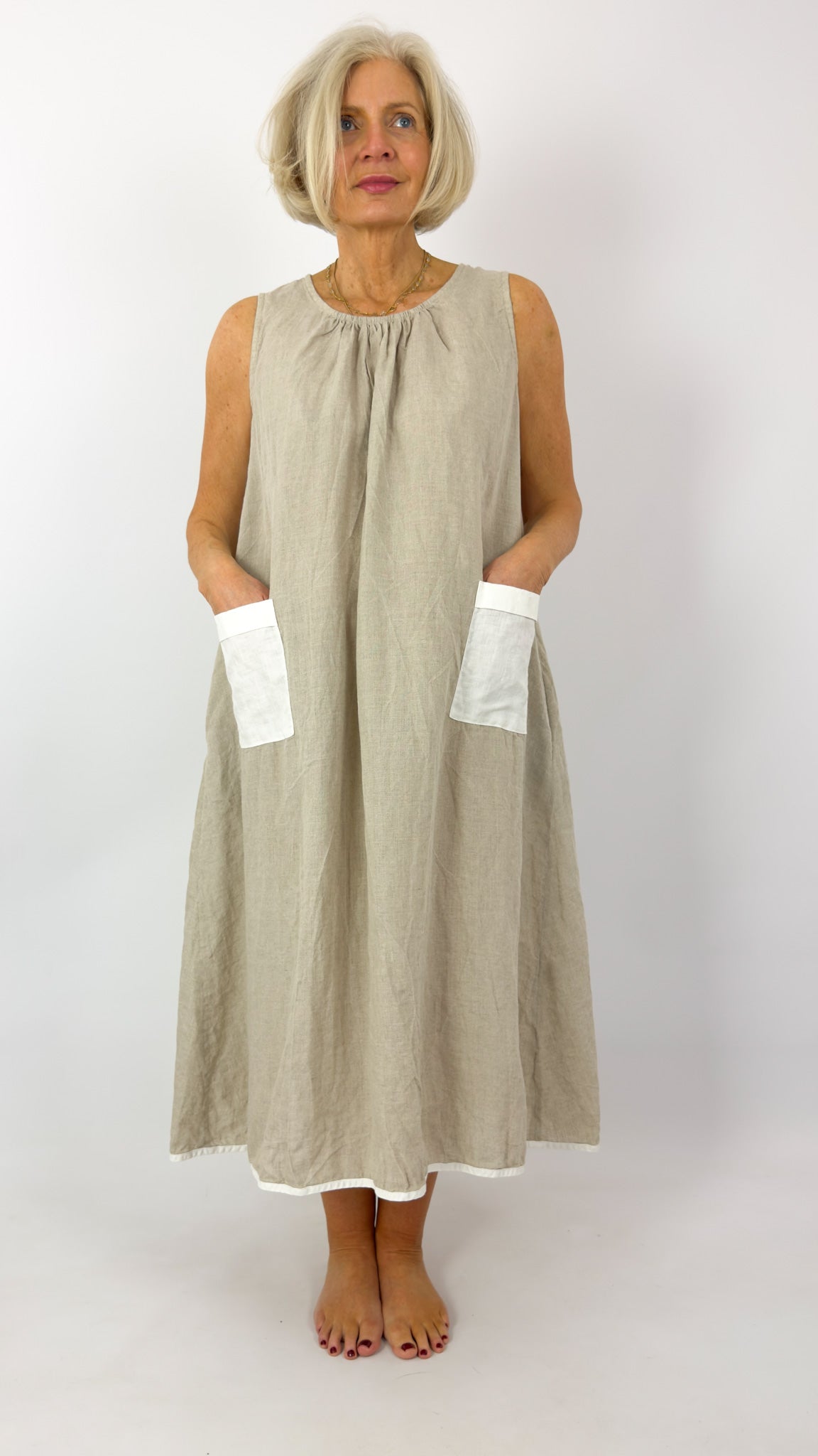 Barbara Lang IND XVII Dress Beige