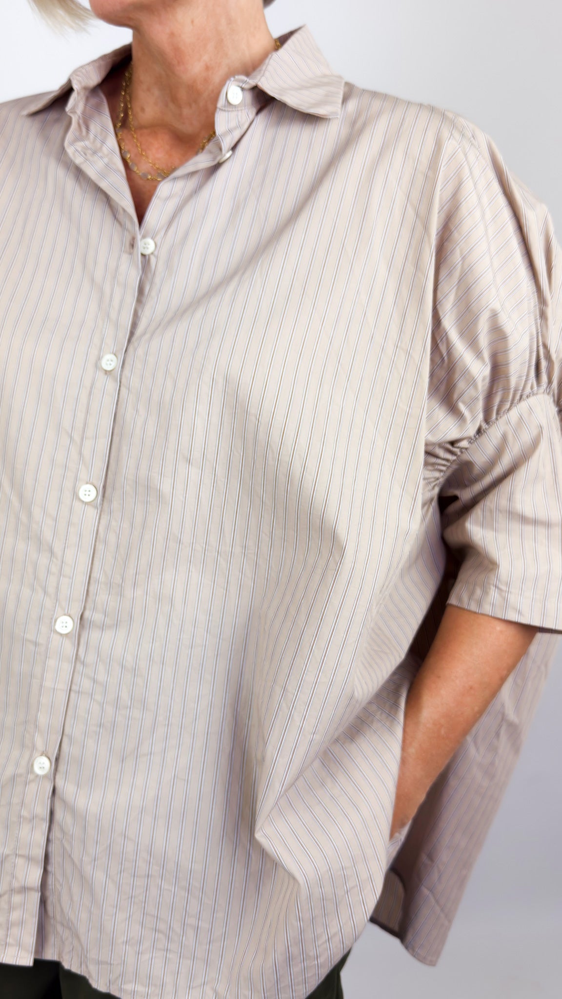 Gallego Desportes 410 Shirt Brown Stripe