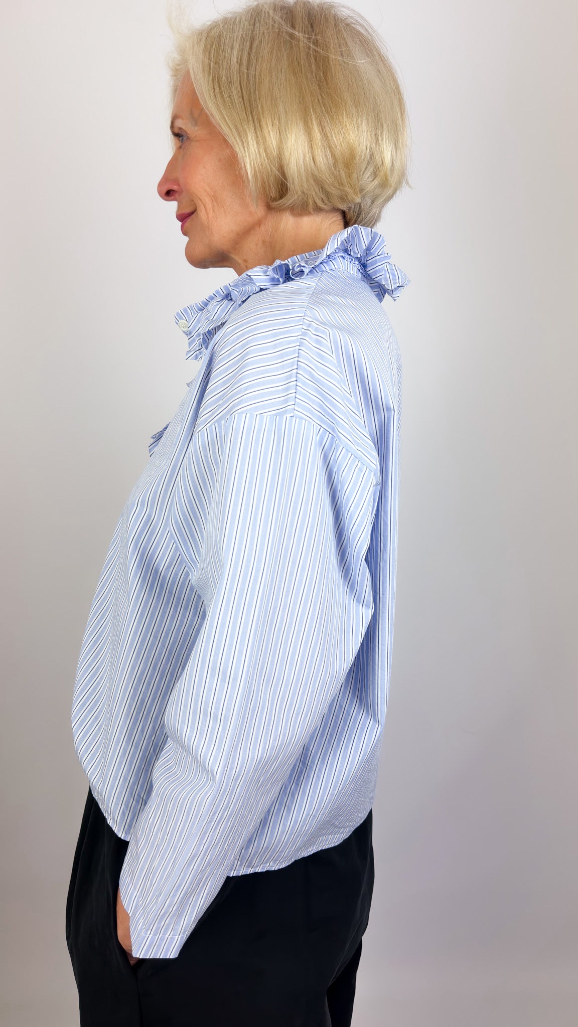 Gallego Desportes 412 Shirt Blue Stripe