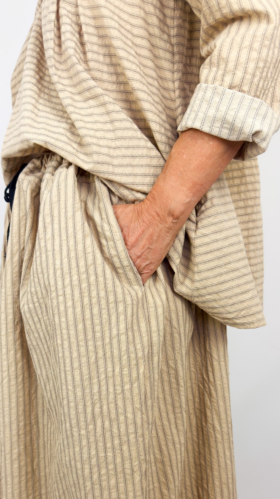 Barbara Lang ERC XXIIa Skirt Beige Stripe