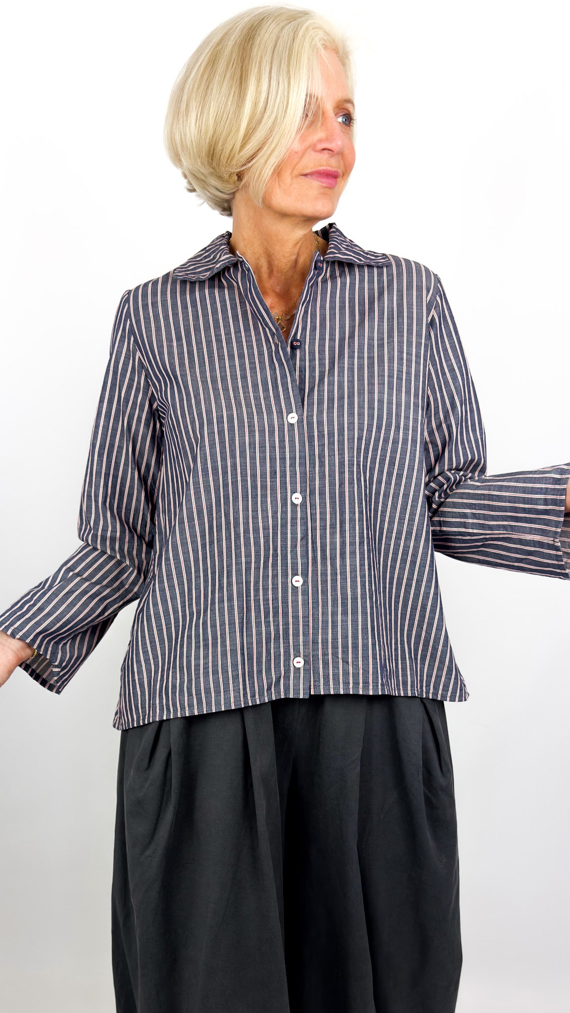 Barbara Lang ZUMI 1a Shirt Stripe