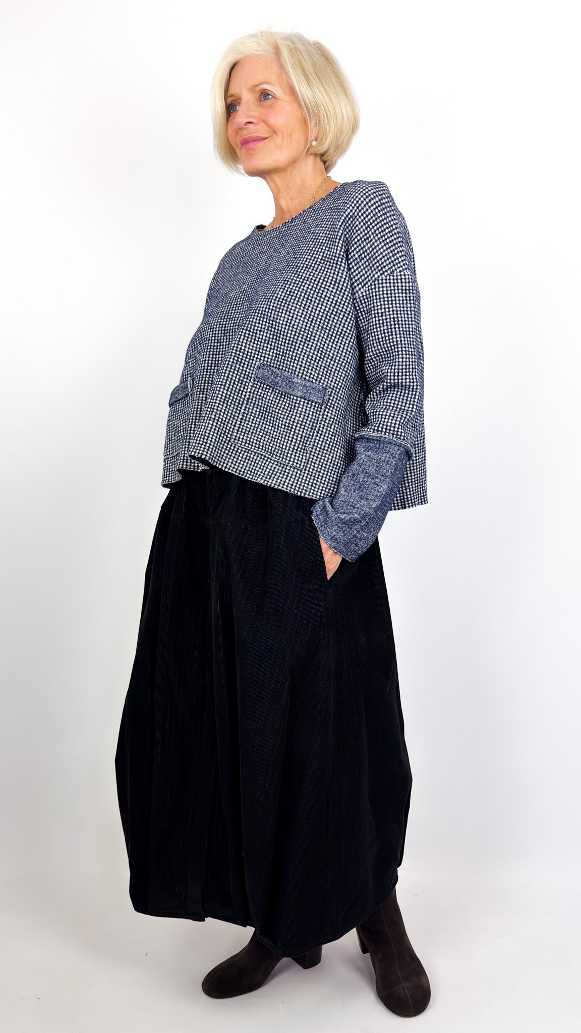 Barbara Lang COR XIV Skirt Midnight