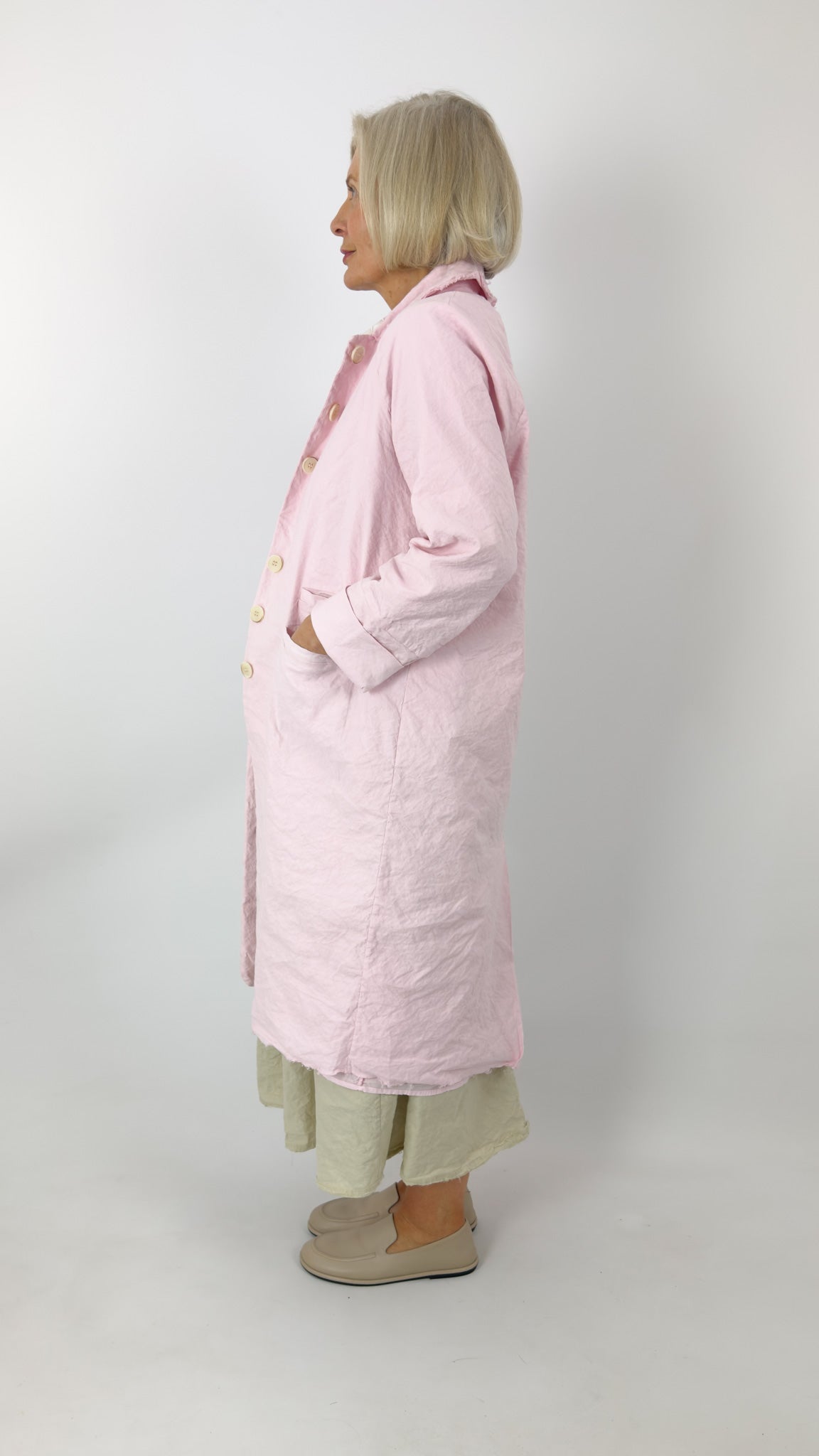 Aequamente 100 Coat Rosa