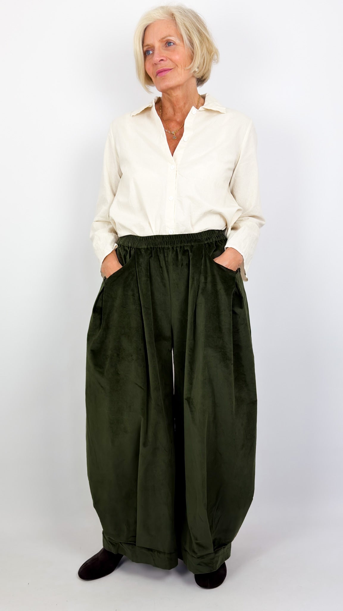 Barbara Lang CARL XVII Trousers Green