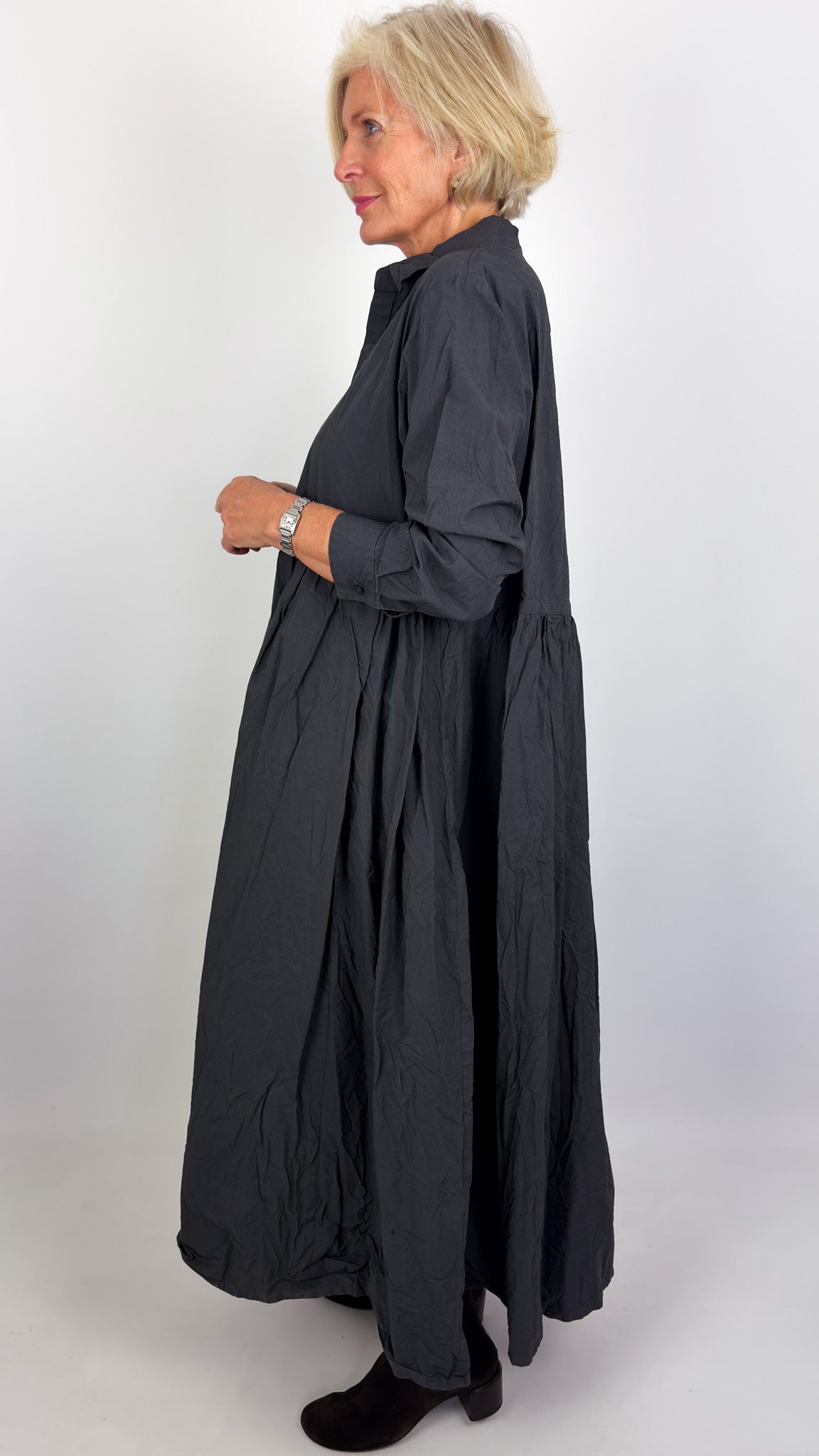Pas De Calais 4593 Shirt Dress Purple