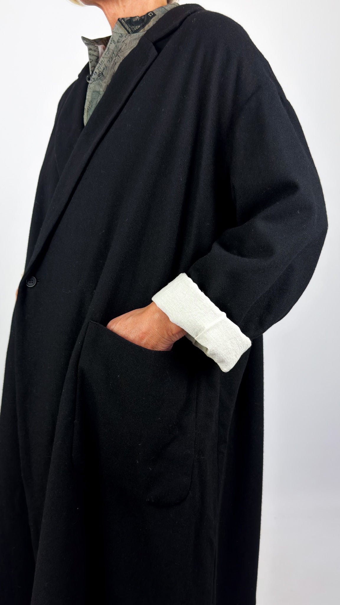 Pas De Calais 9394 Tailored Coat Black