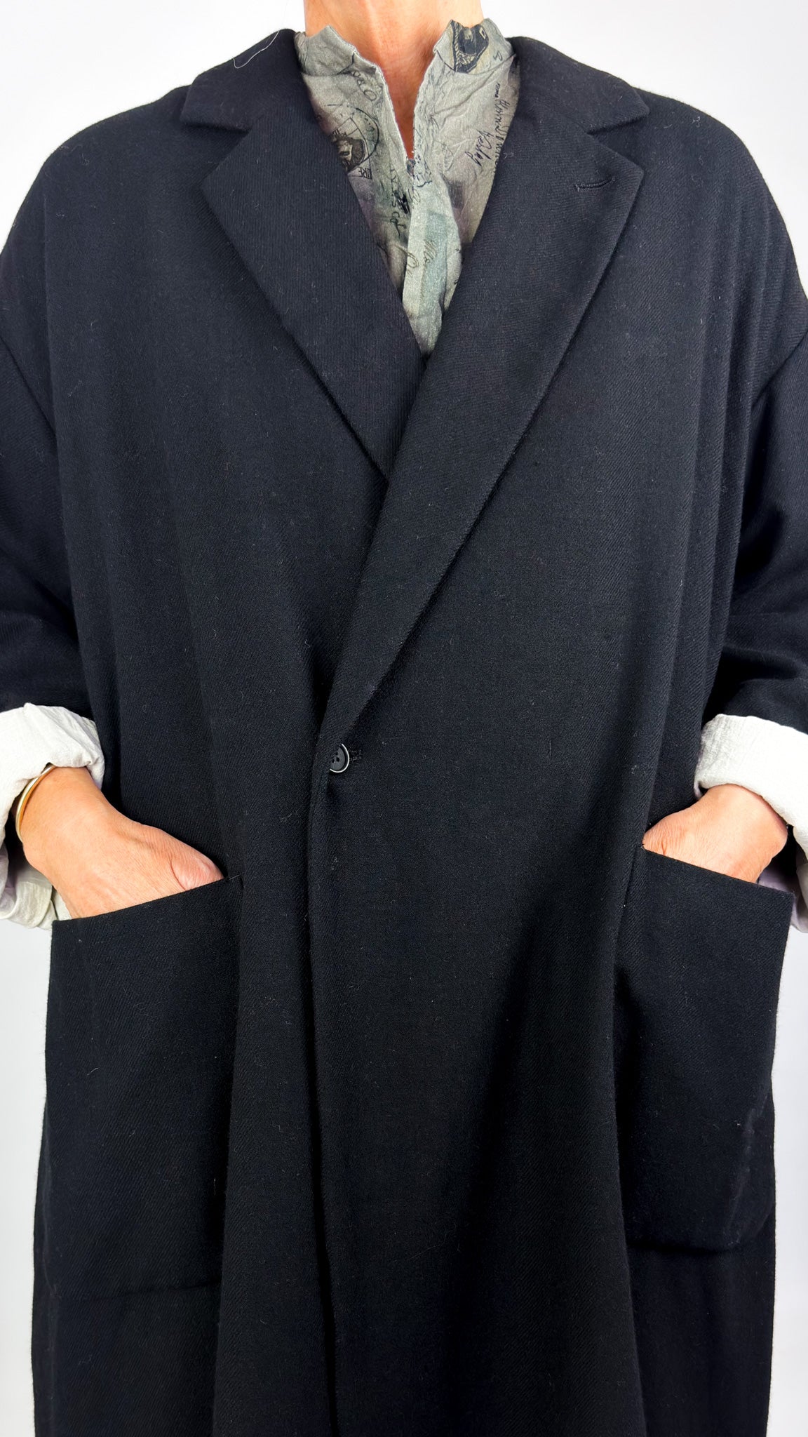 Pas De Calais 9394 Tailored Coat Black