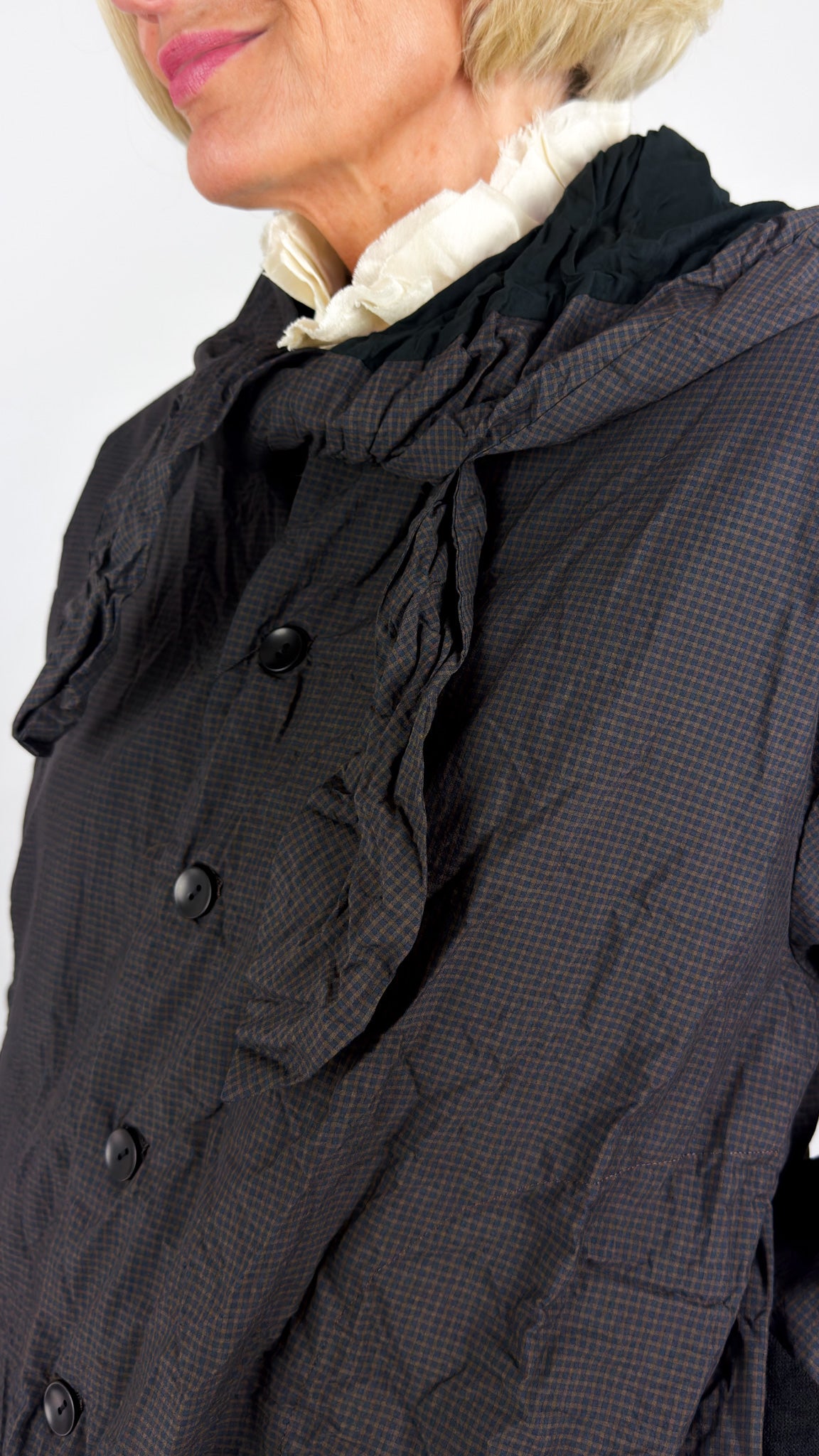 Pas De Calais 3476 Reversible Jacket Brown