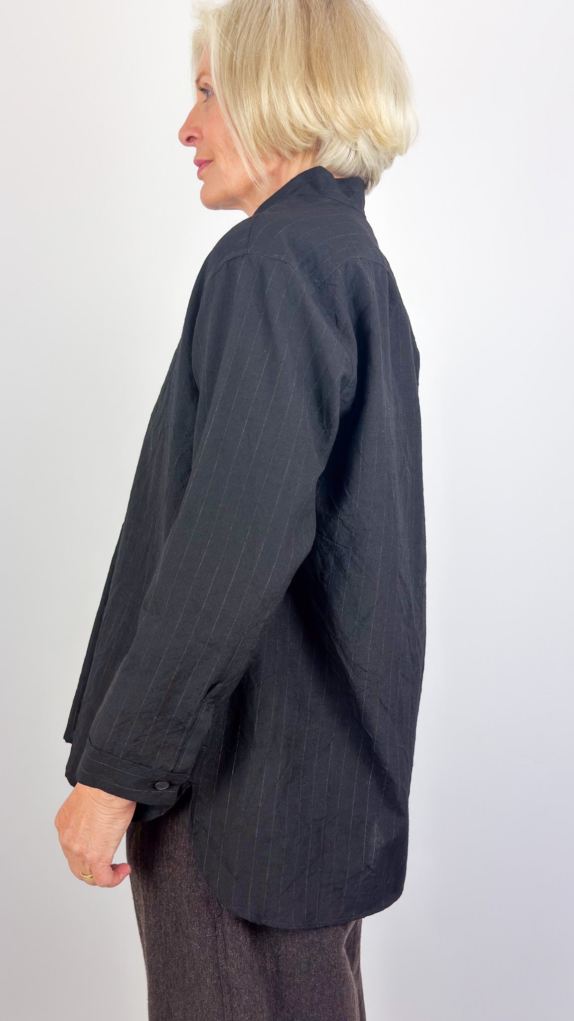 Bergfabel Vera Shirt Black Stripe