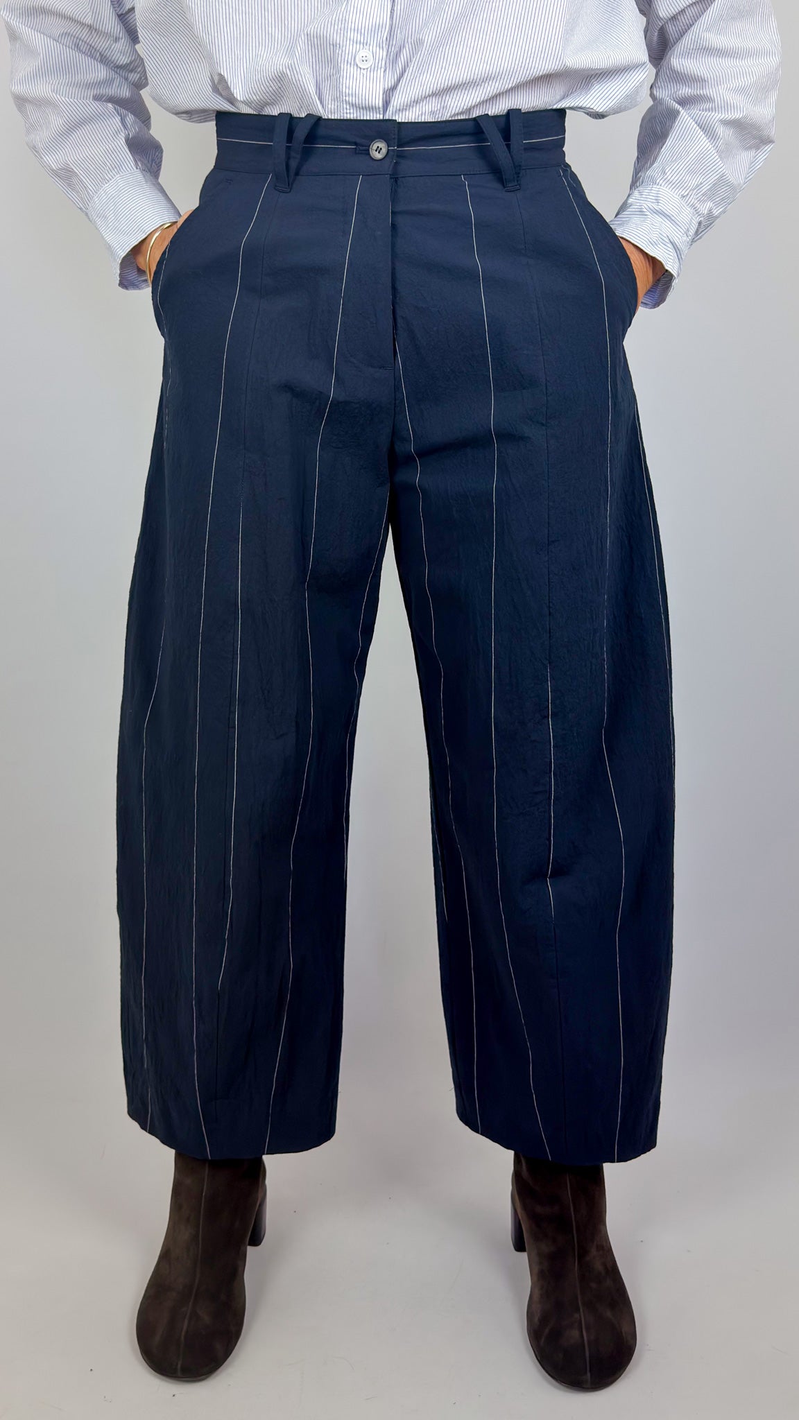 Bergfabel Sandra Trousers Navy Cotton