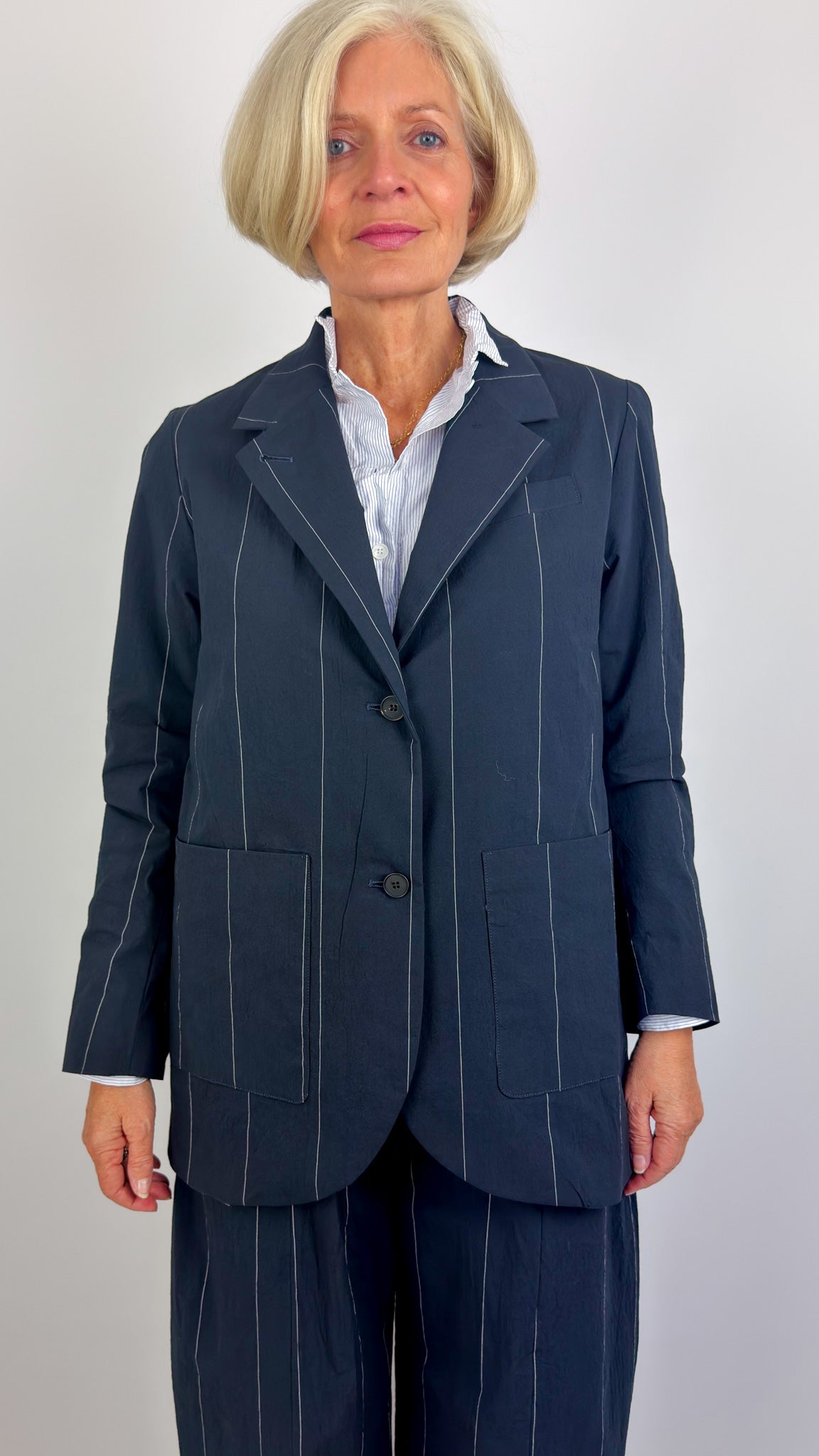 Bergfabel Luisa Jacket Navy Cotton