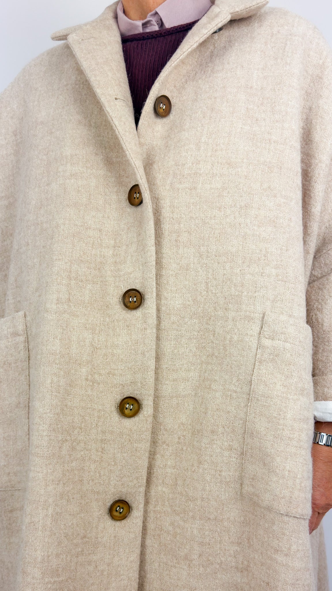 Frida Zazou Cara Coat Noce