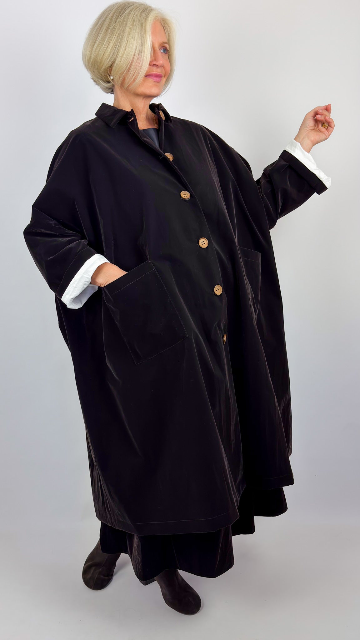 Frida Zazou Cara Coat Moka