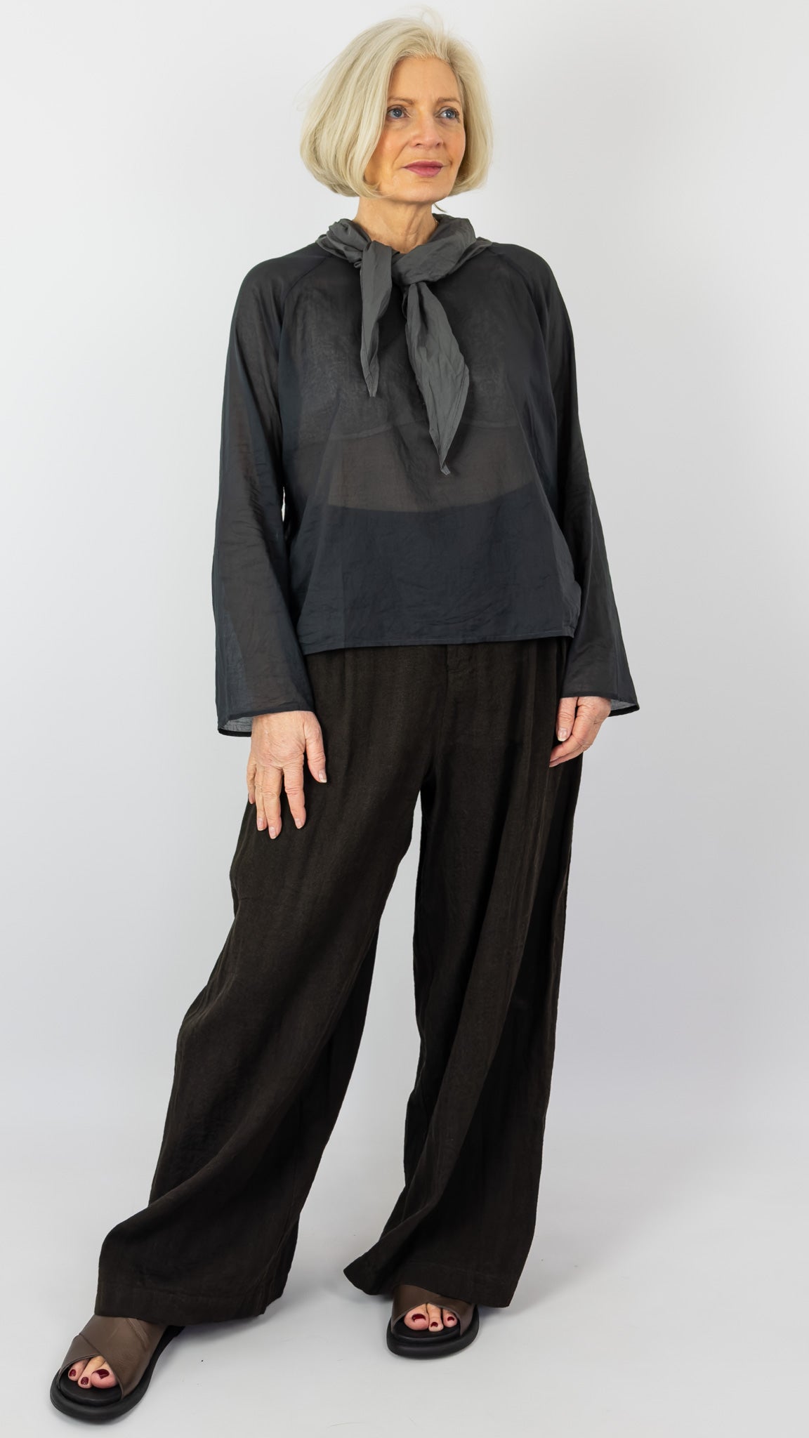 Elsa Esturgie Palace Trousers Brown