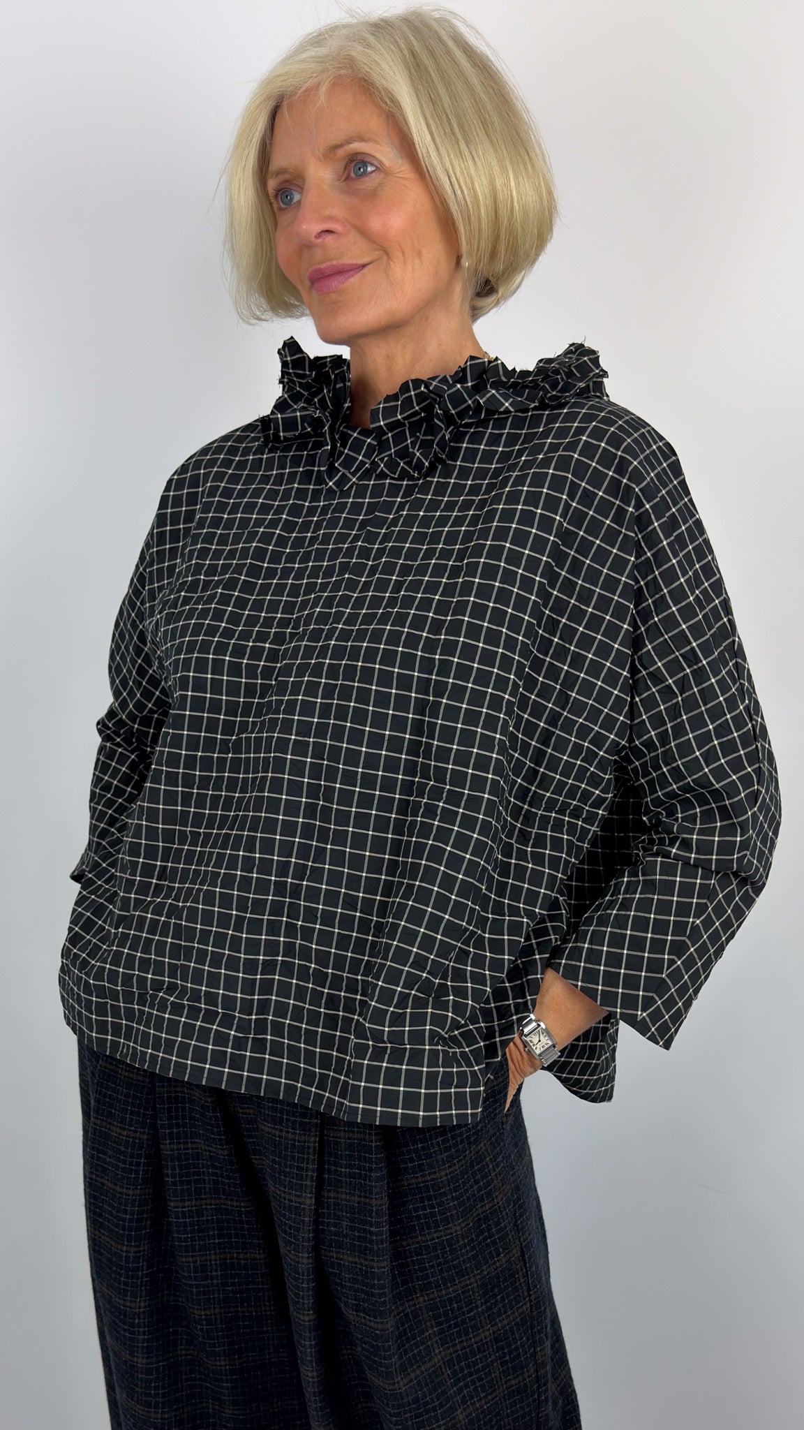Apuntob 2089 Shirt Black Check