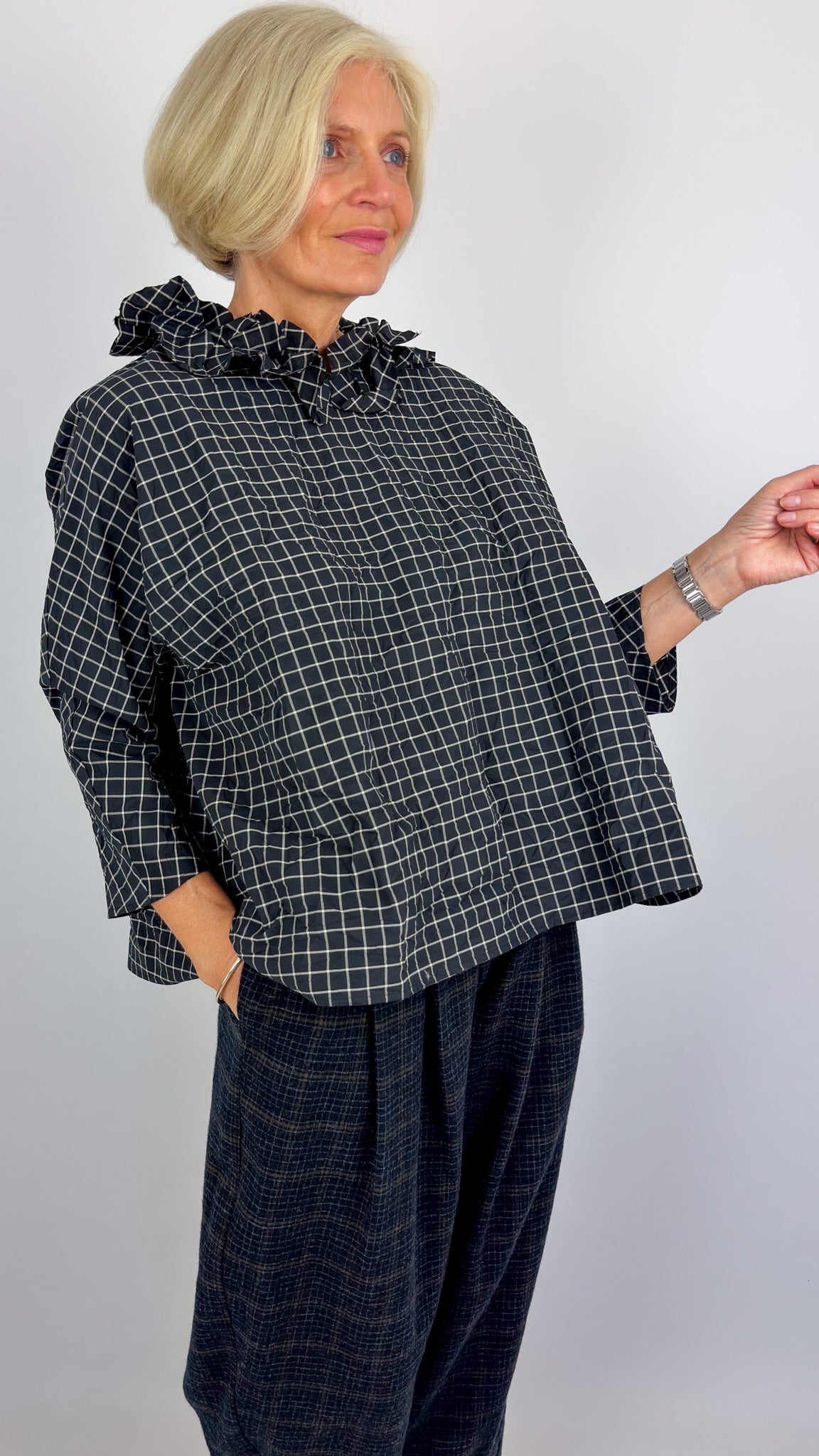 Apuntob 2089 Shirt Black Check
