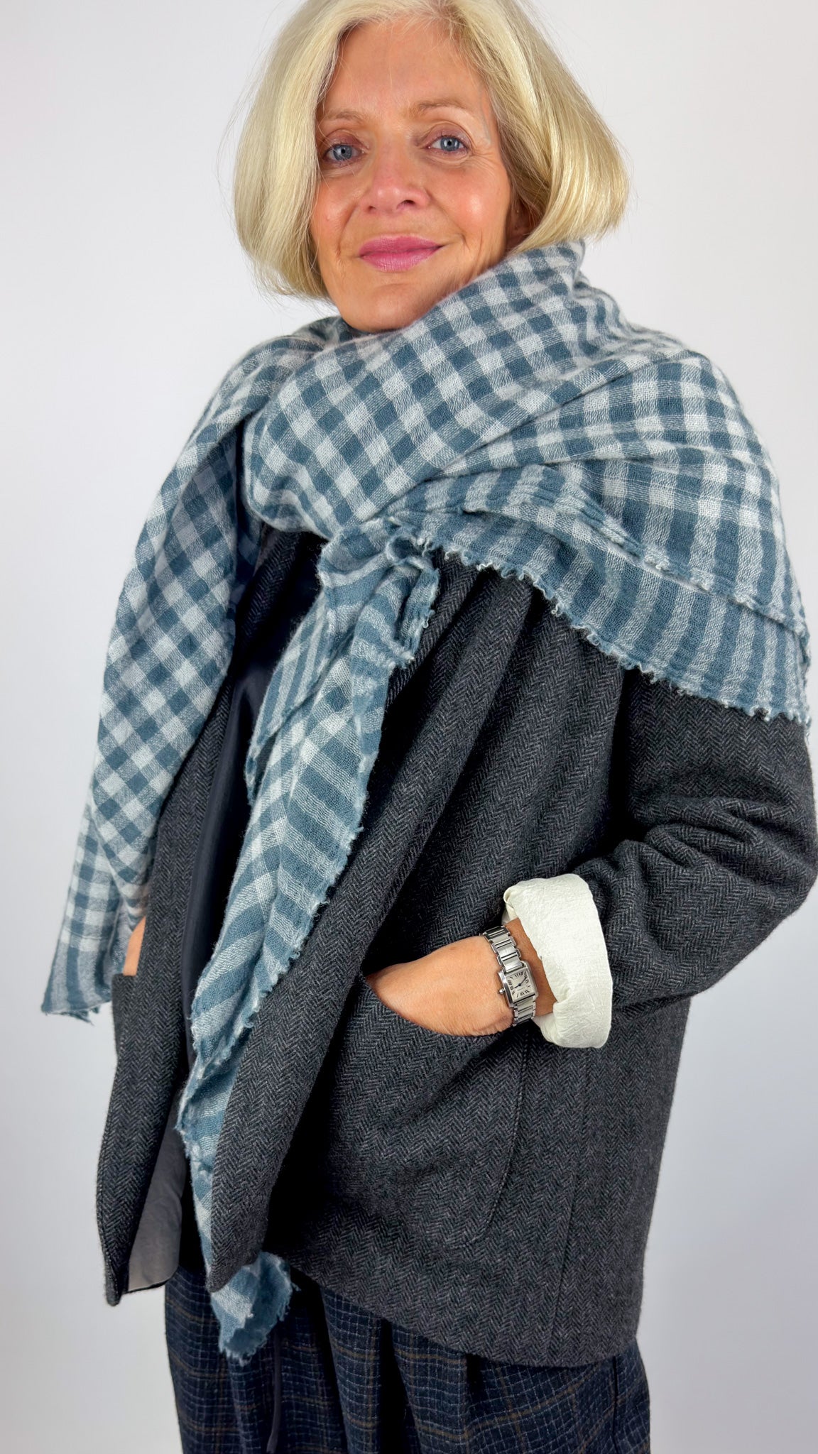 Apuntob 2118 Scarf Turquoise/Cloud