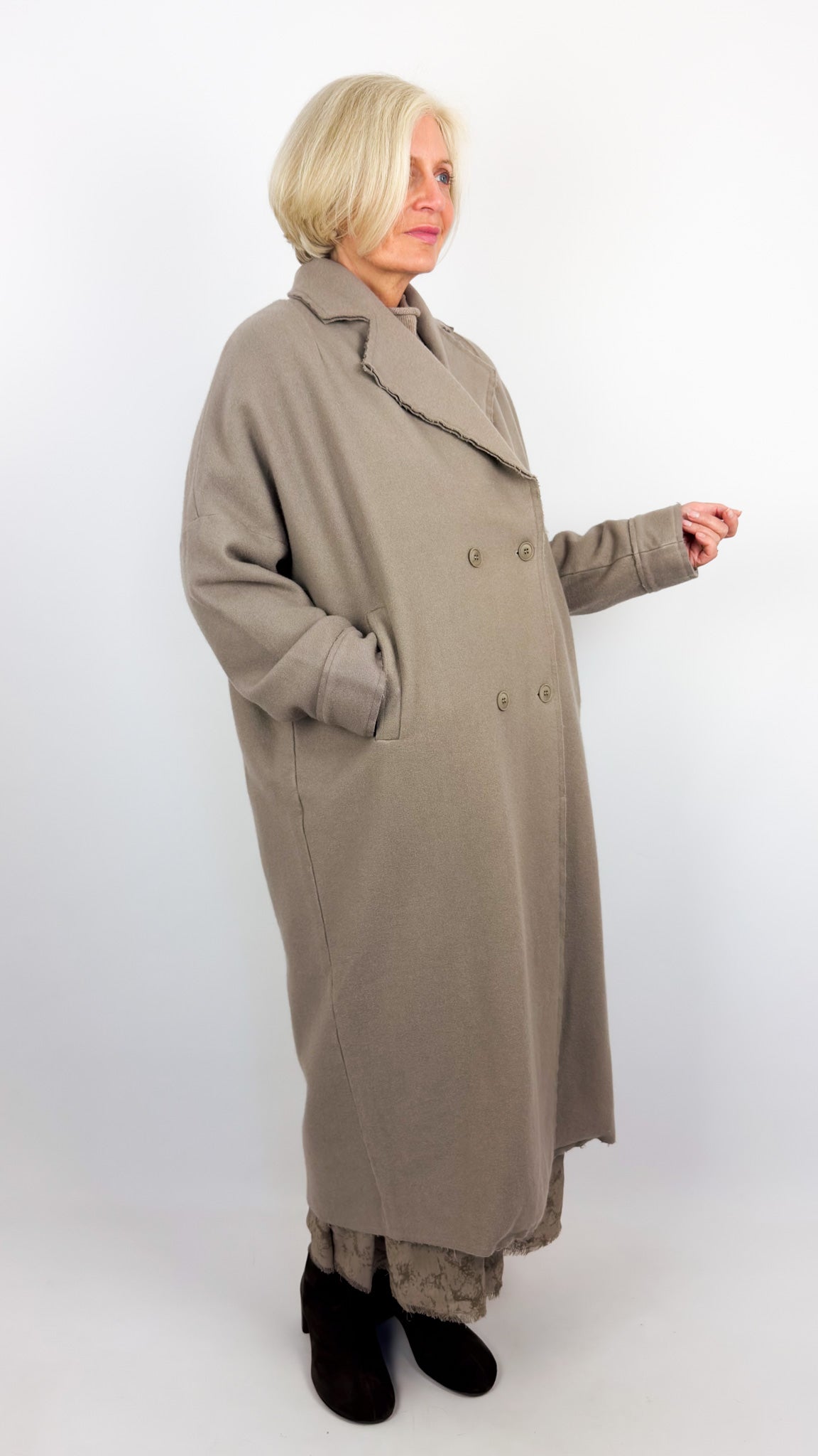Aequamente 211 Coat Tortora