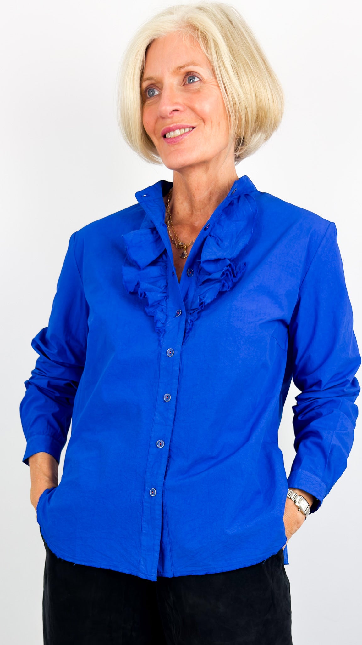Hannoh Wessel Carole Shirt Cobalt