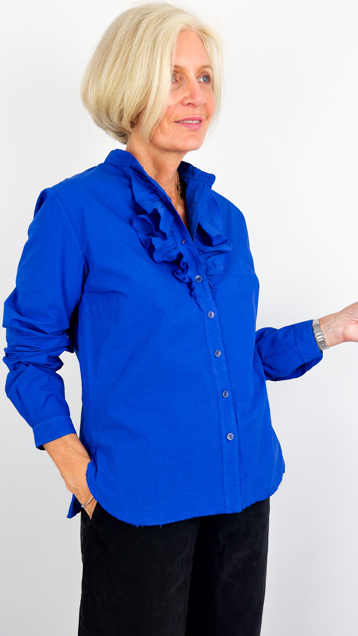 Hannoh Wessel Carole Shirt Cobalt
