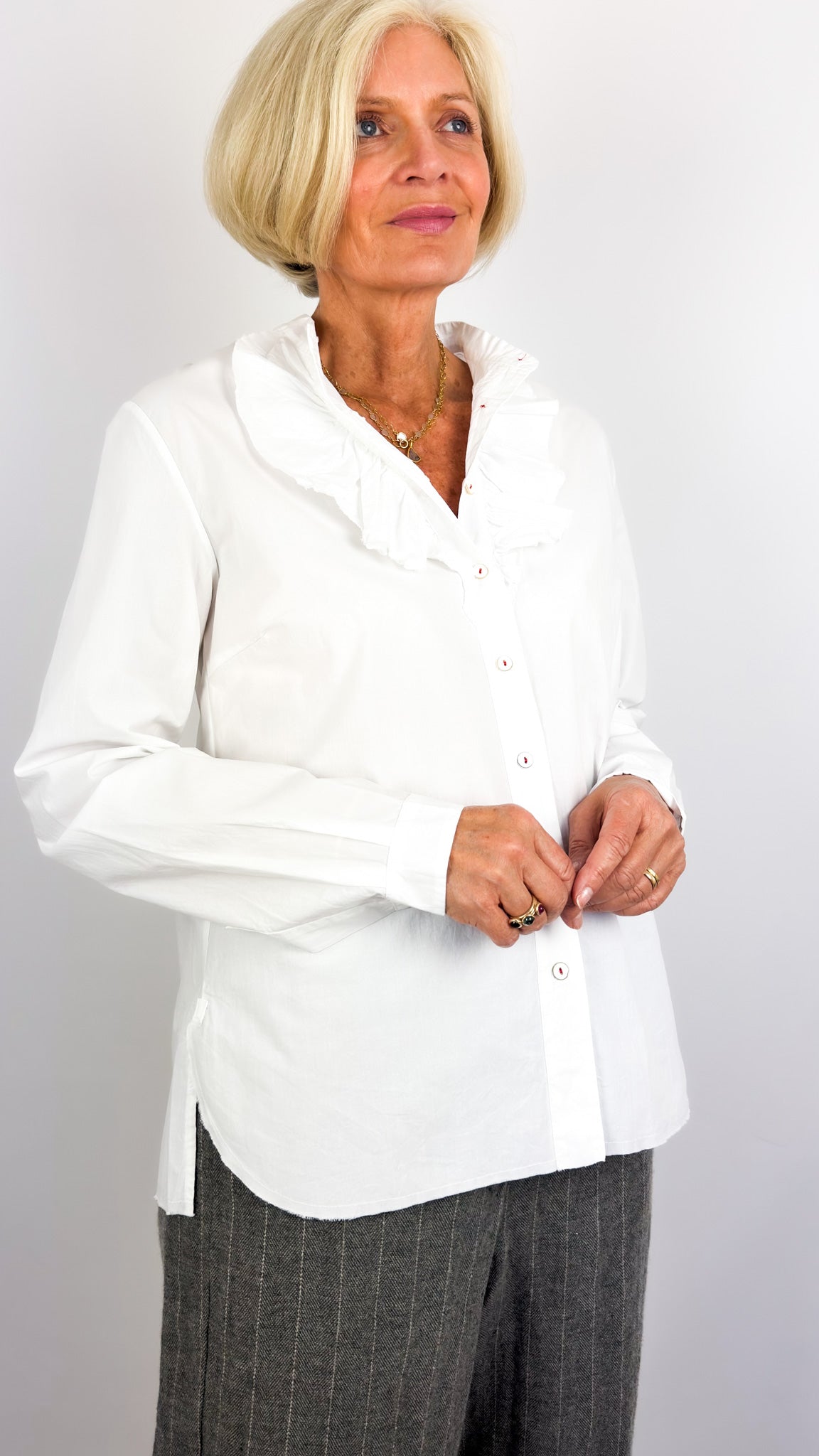 Hannoh Wessel Carole Shirt White
