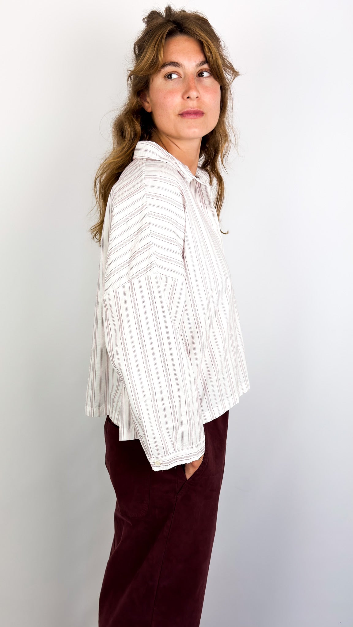 Aequamente 271 Shirt Stripe