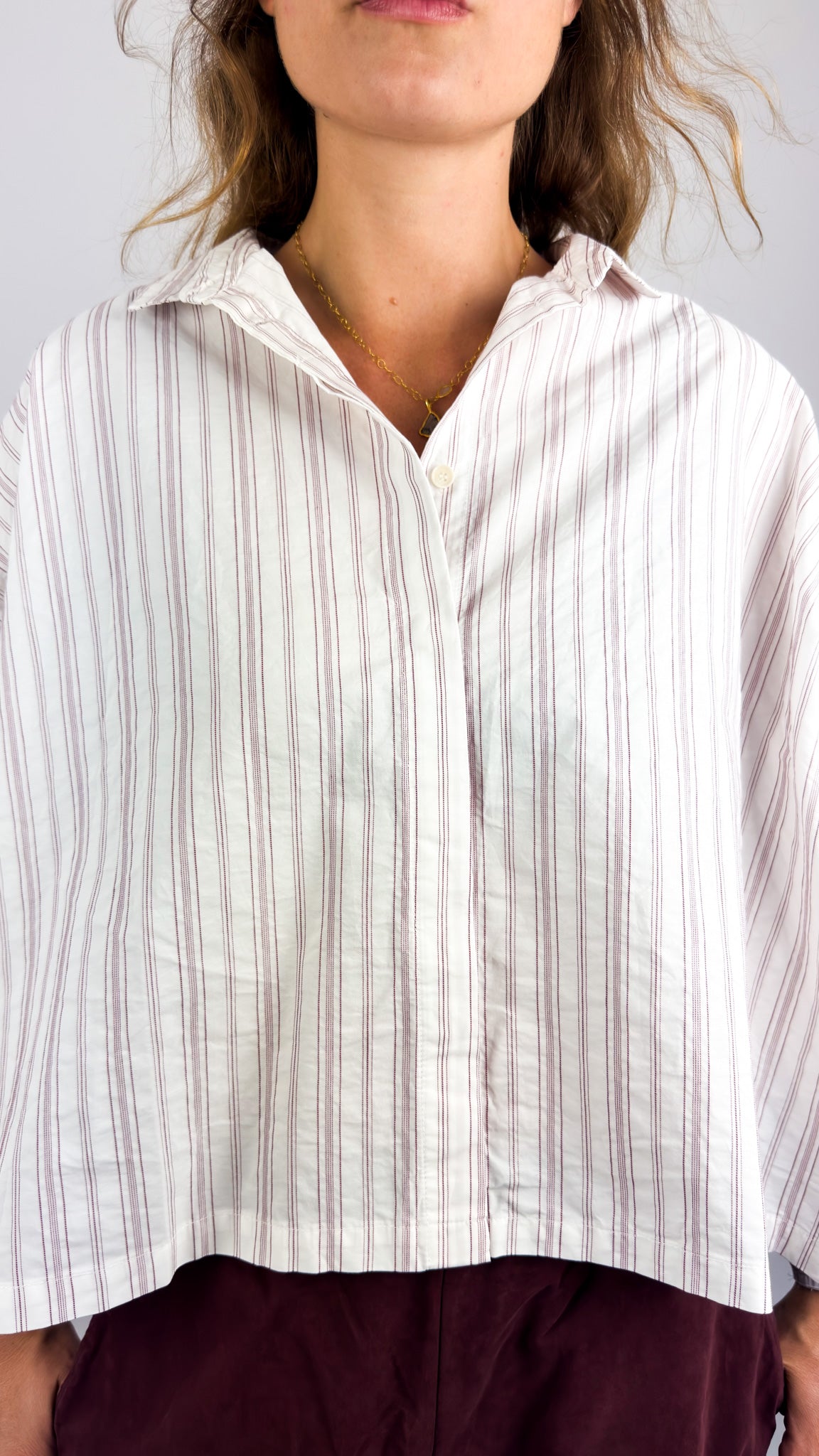 Aequamente 271 Shirt Stripe
