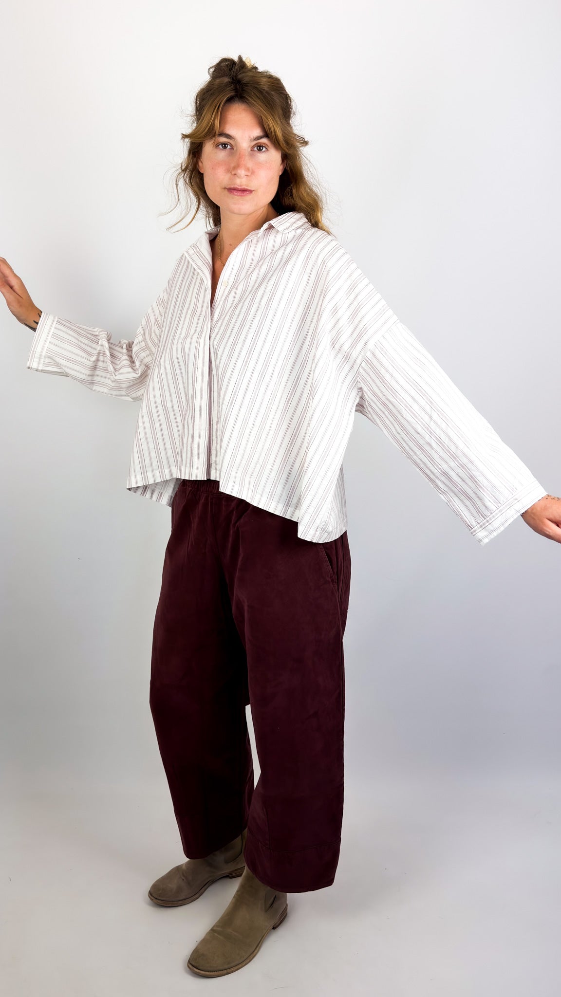 Aequamente 271 Shirt Stripe