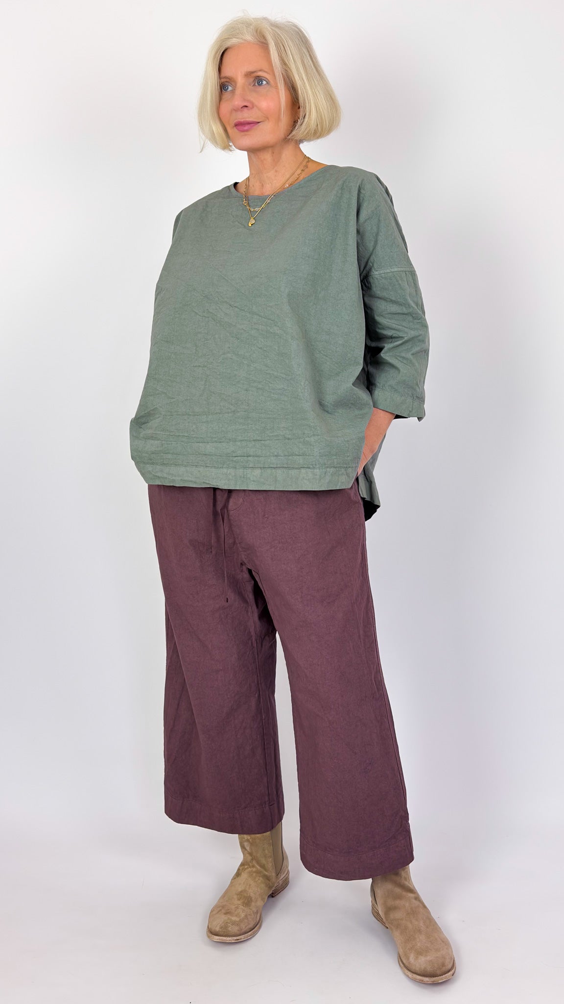 Album Di Famiglia 210 CC W&S Trousers Mauve