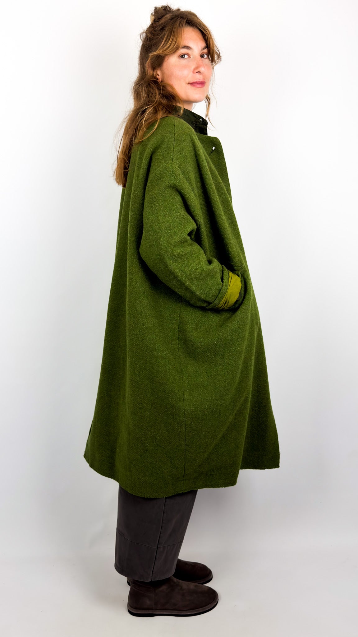Hannoh Wessel Marina Coat Green