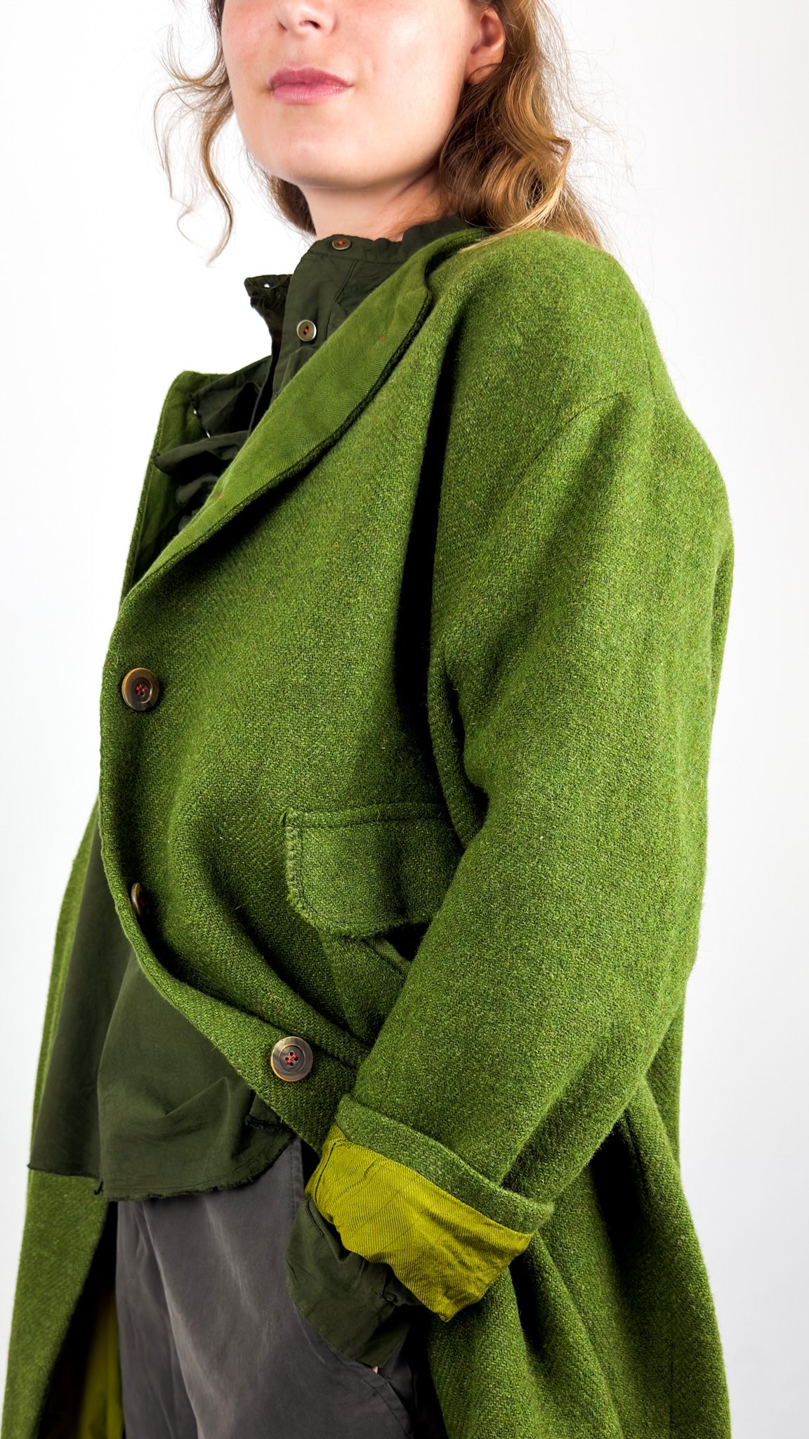 Hannoh Wessel Marina Coat Green