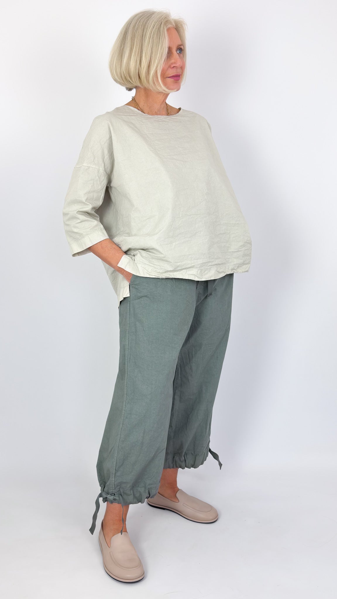 Album Di Famiglia 132 CC Trousers Sage