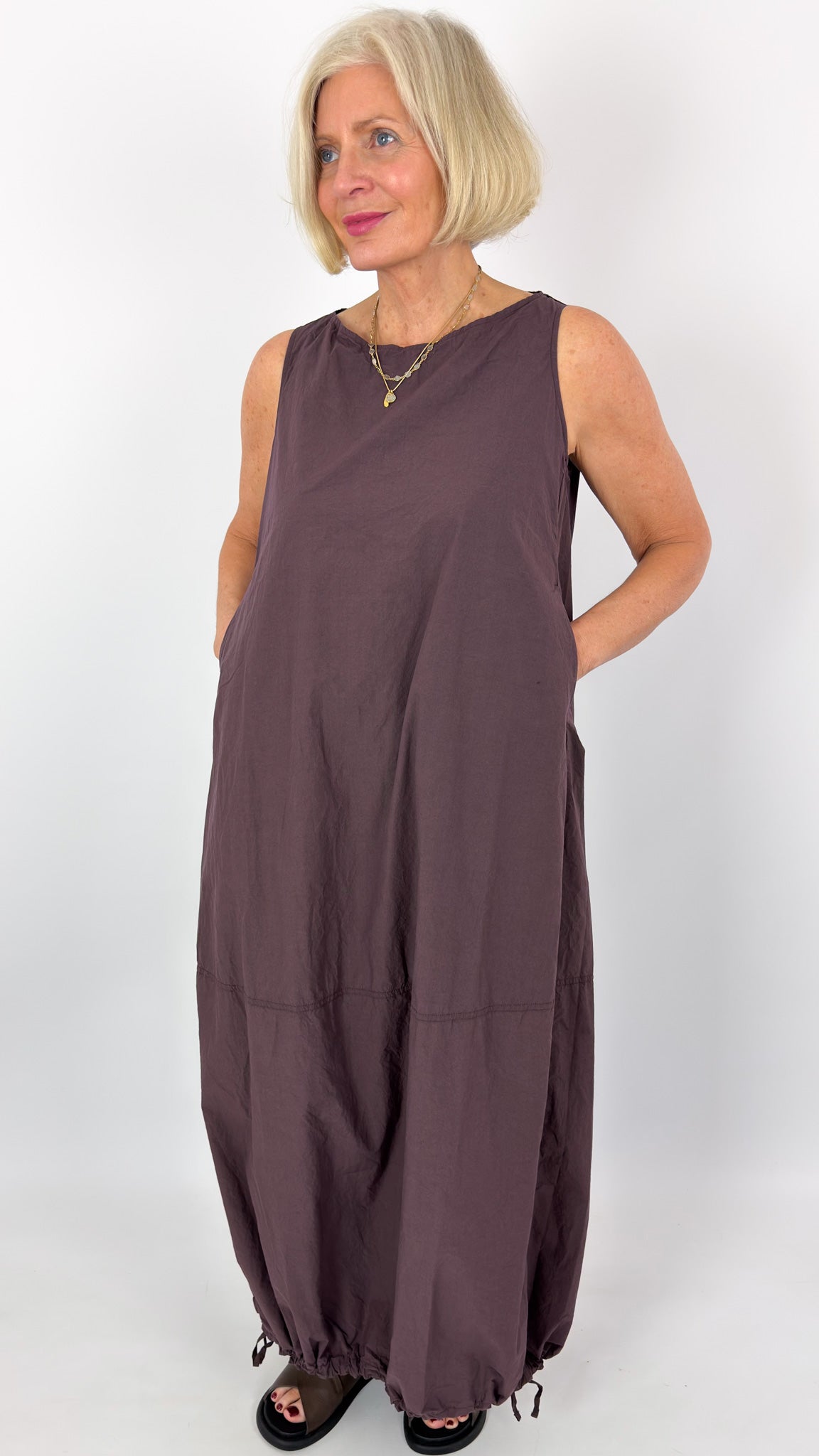 Album Di Famiglia 3029 TC Balloon Dress Grape